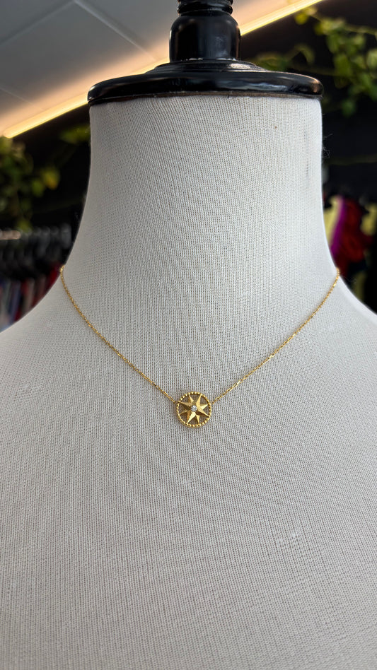 Collar Rosa de los Vientos