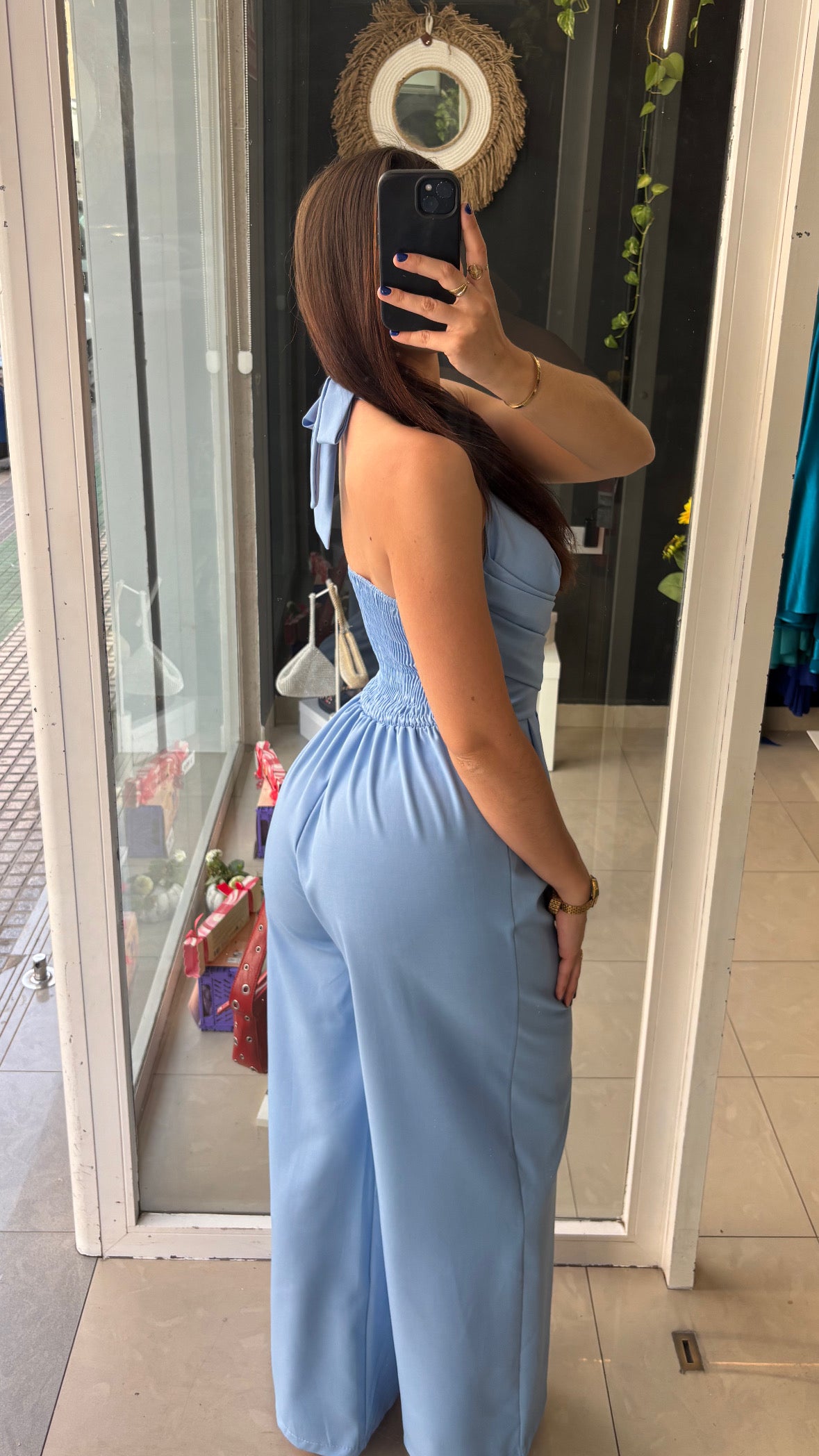 Mono Halter Drapeado