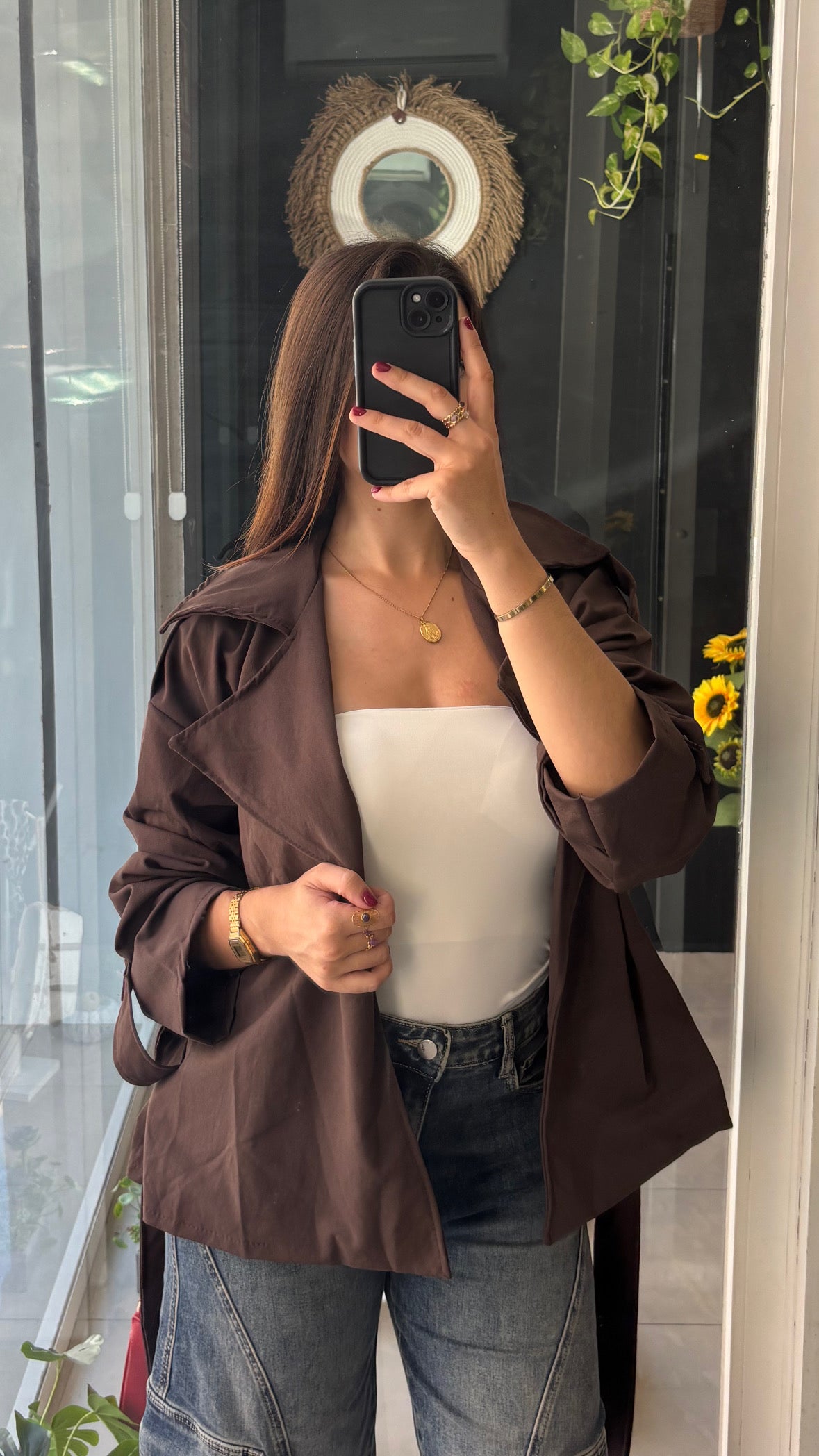 Gabardina Corta