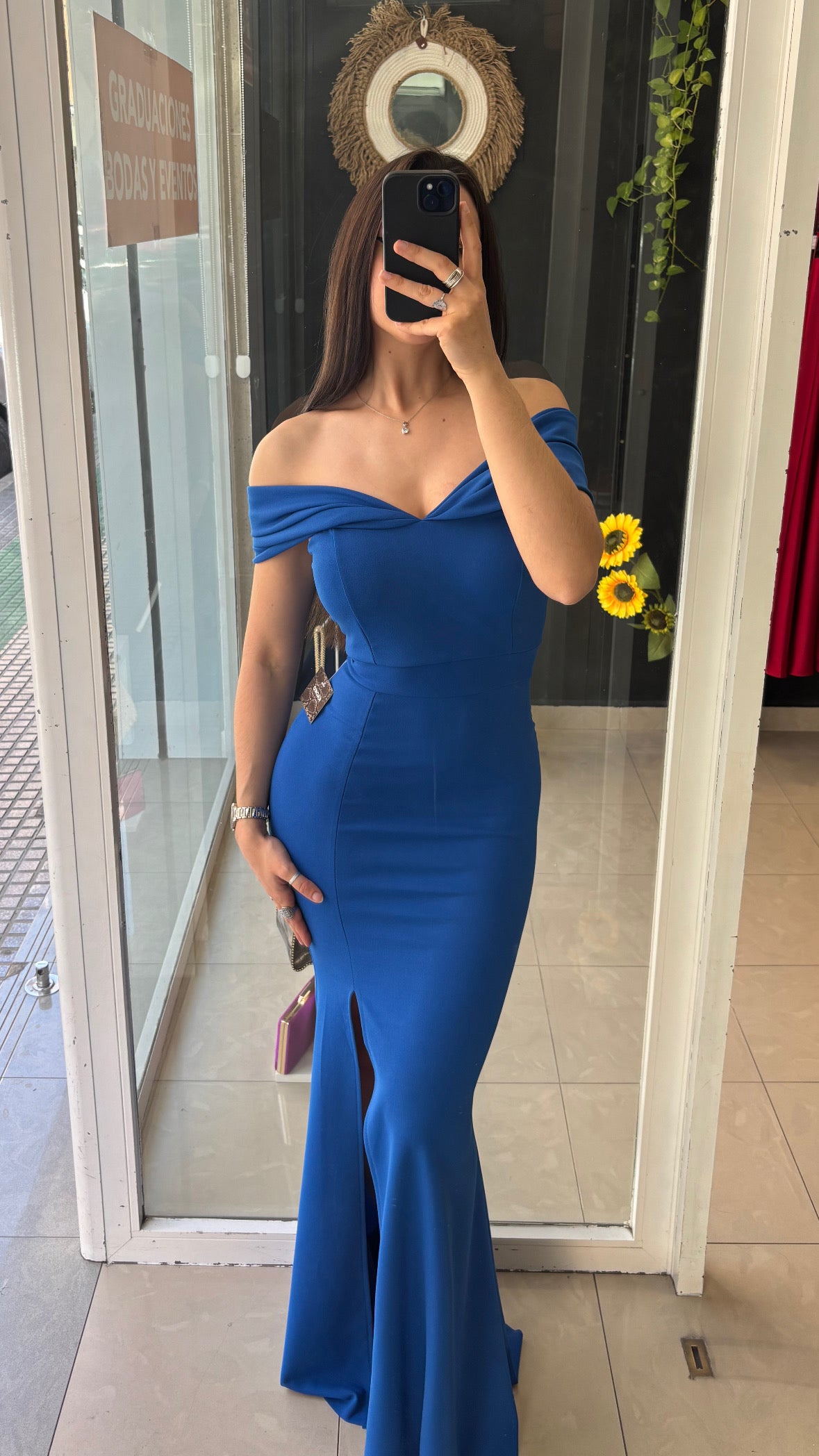 Vestido Palabra Honor Punto