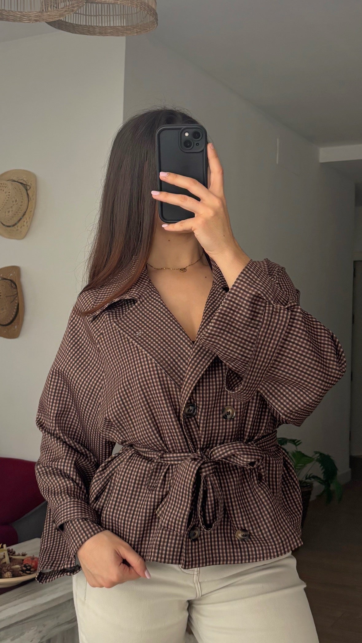 Chaqueta Vichy