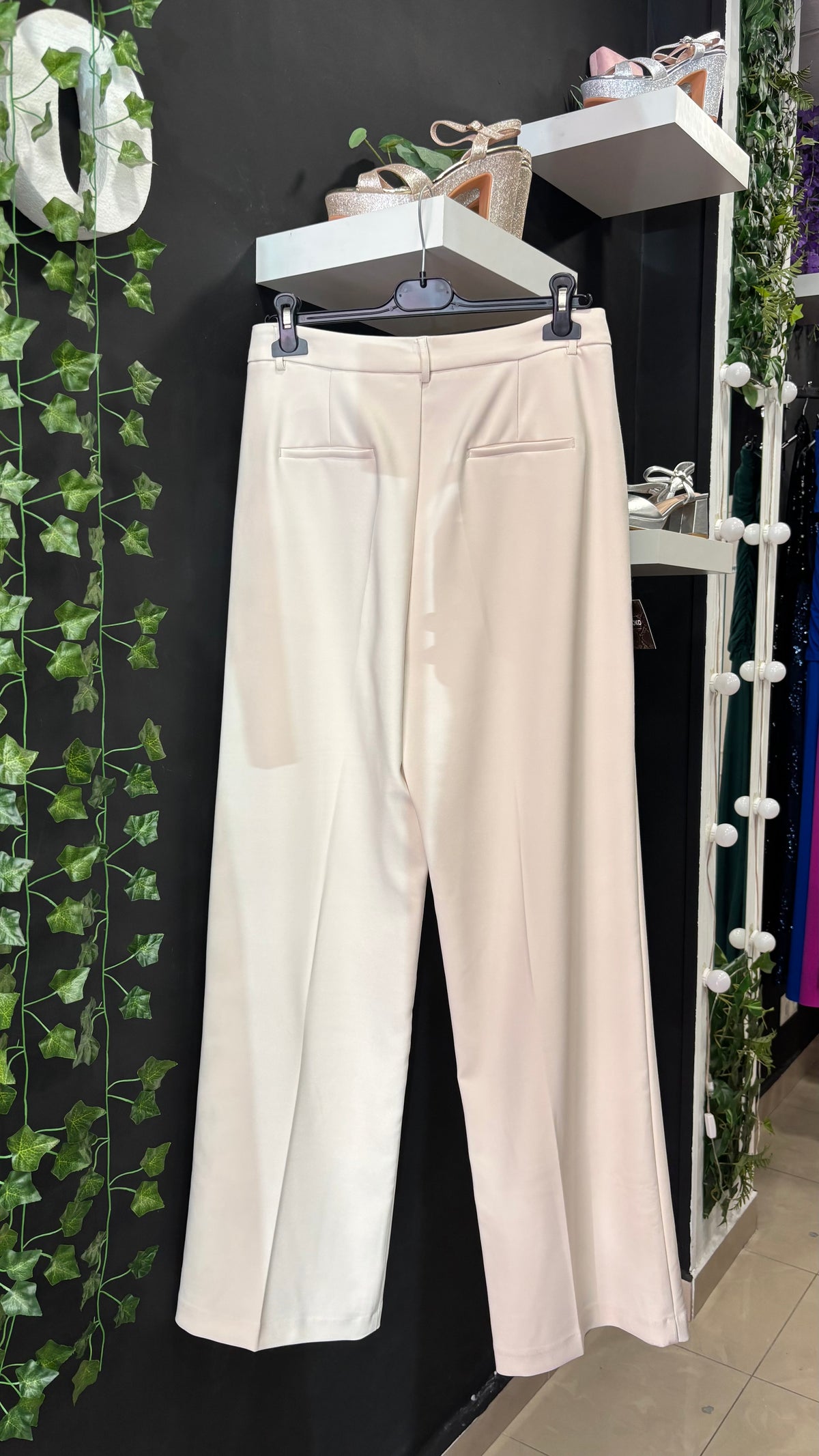 Pantalón Traje Beige
