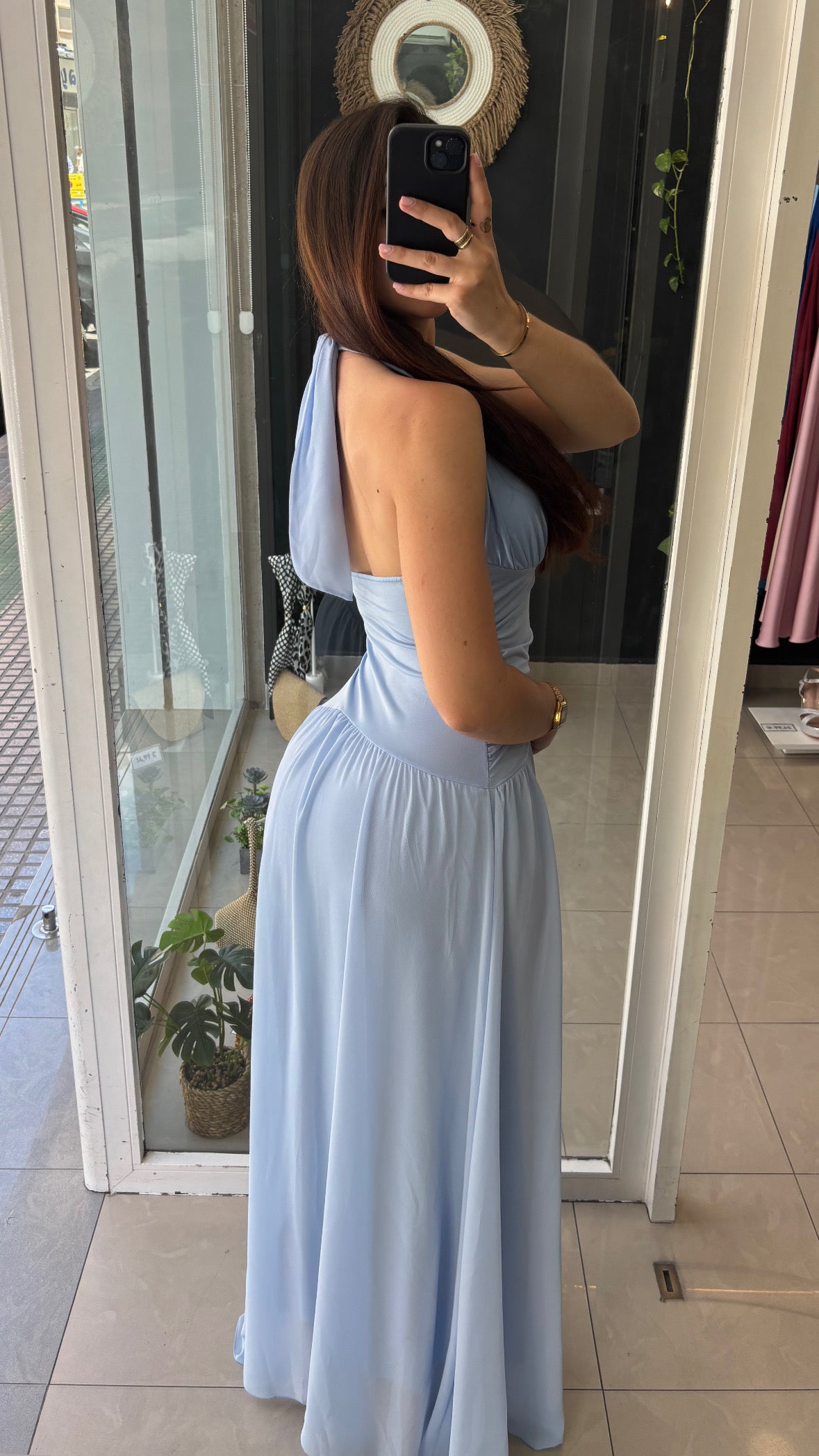 Vestido Halter Vuelo