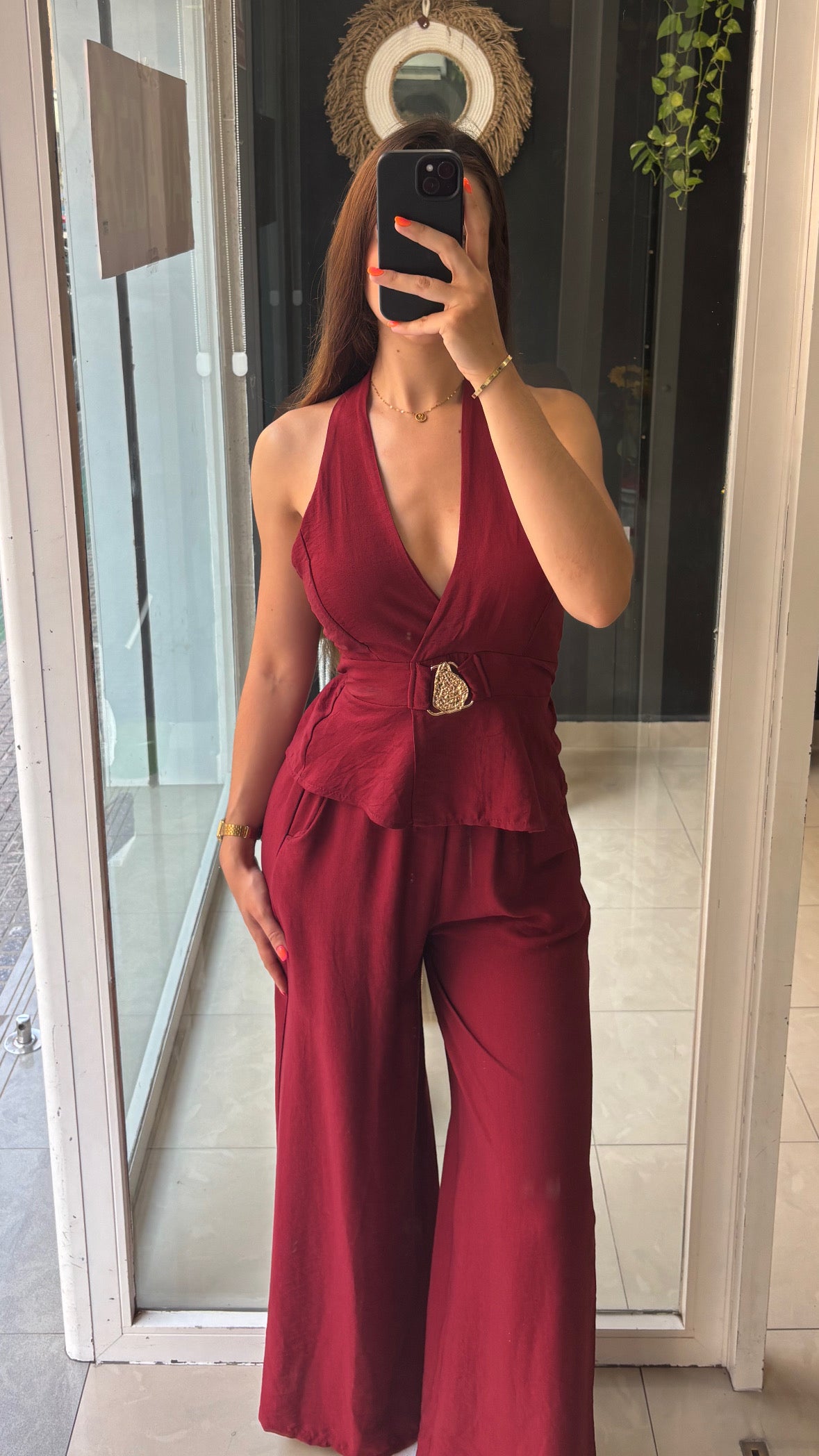 Conjunto Lino Hebilla