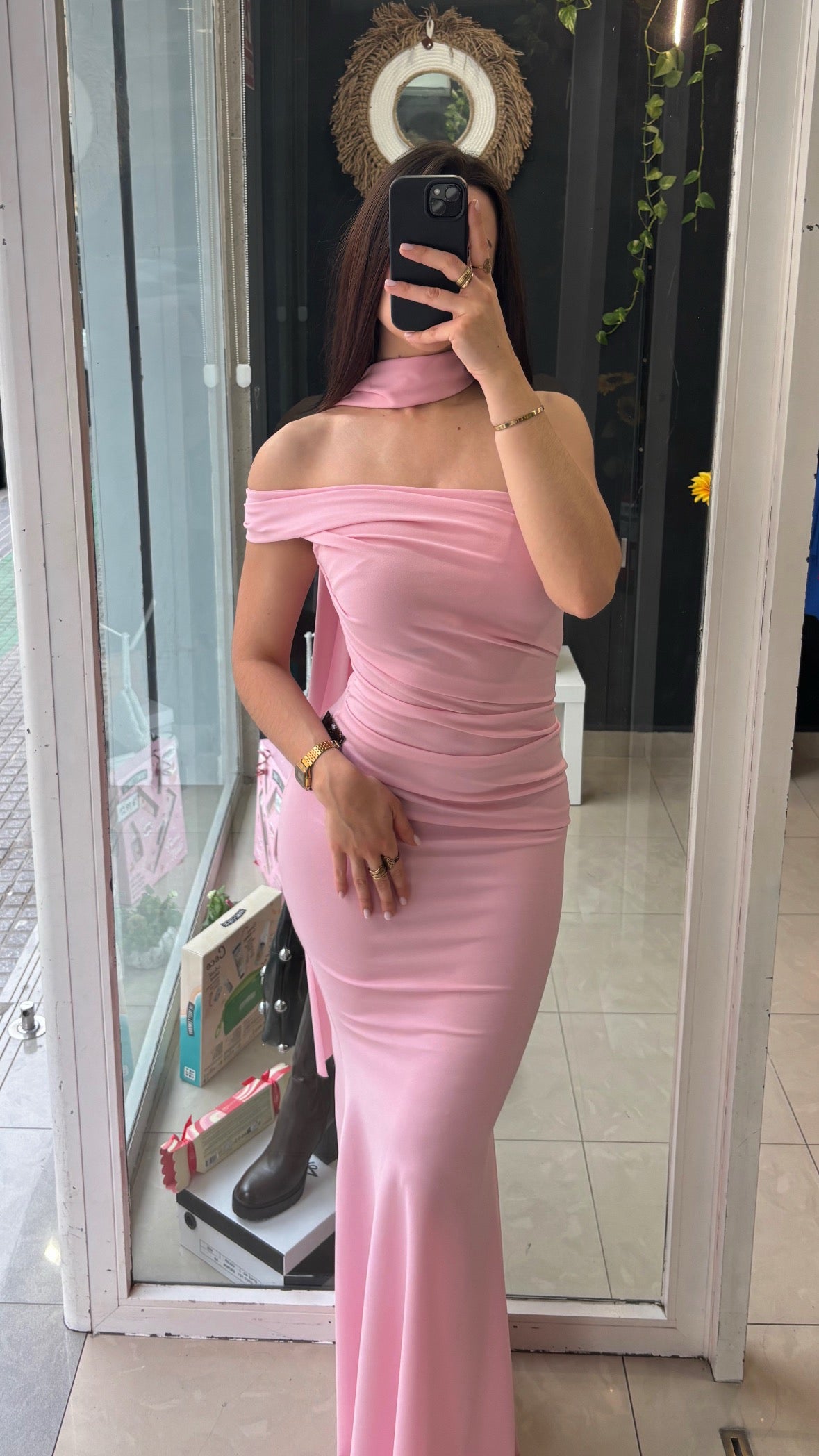 Vestido Honor Punto Drapeado