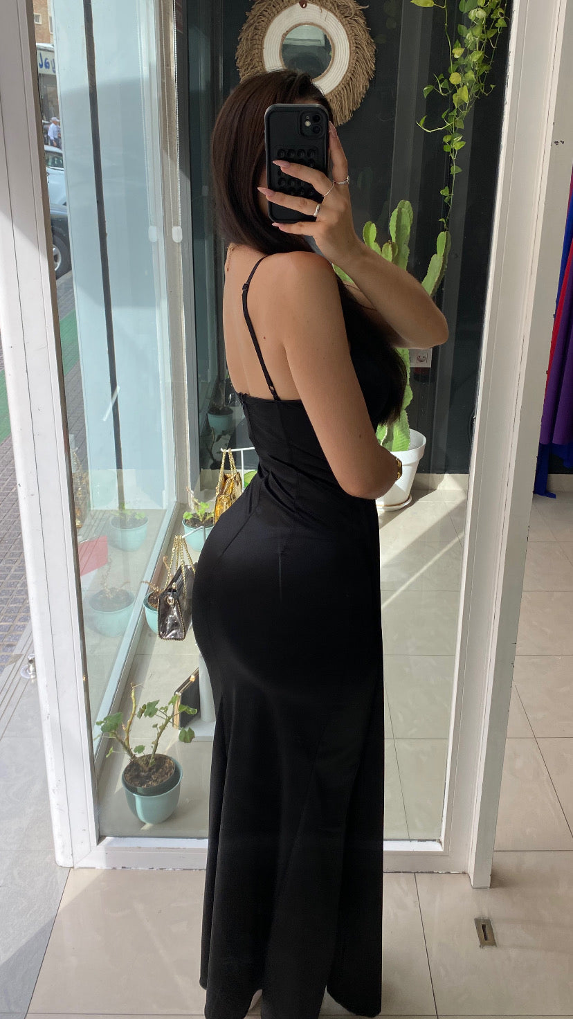 Vestido Toga Satinado