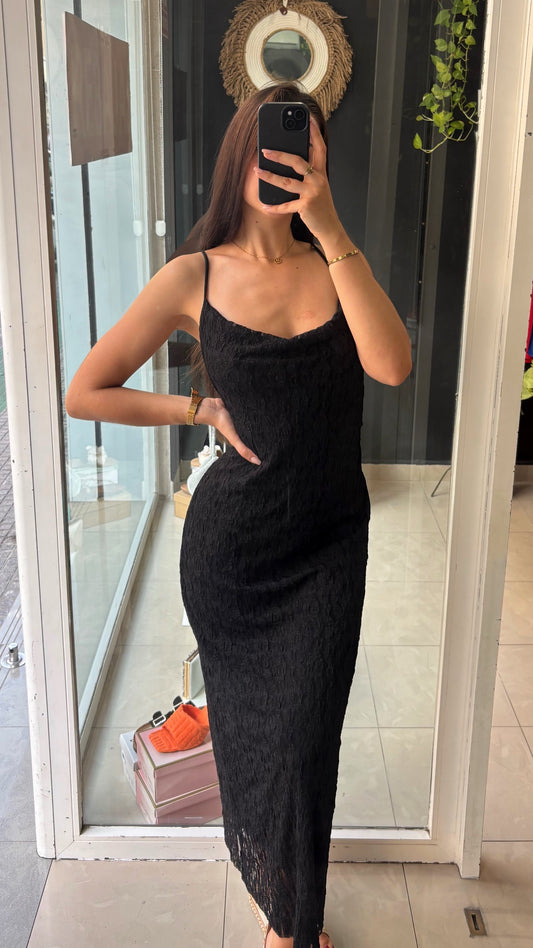 Vestido Encaje Largo