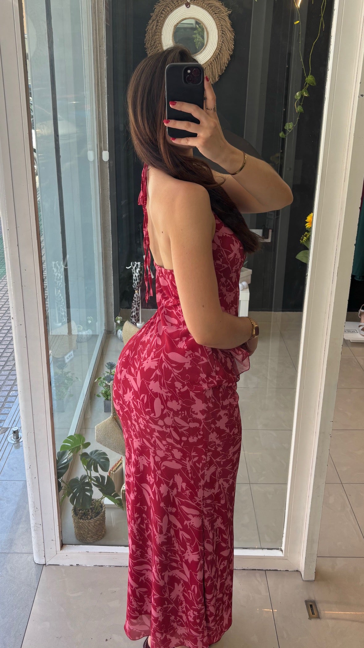 Vestido Estampado Volantitos