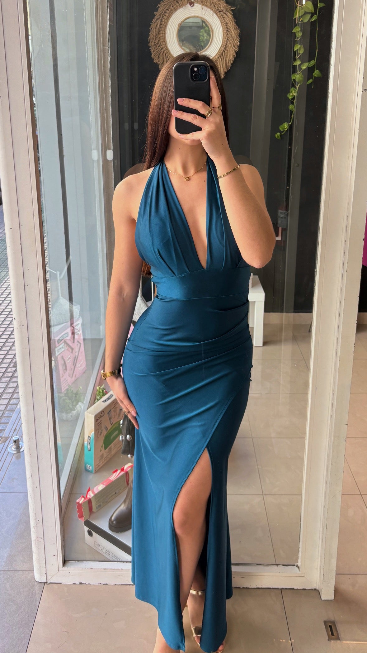 Vestido Halter Espalda