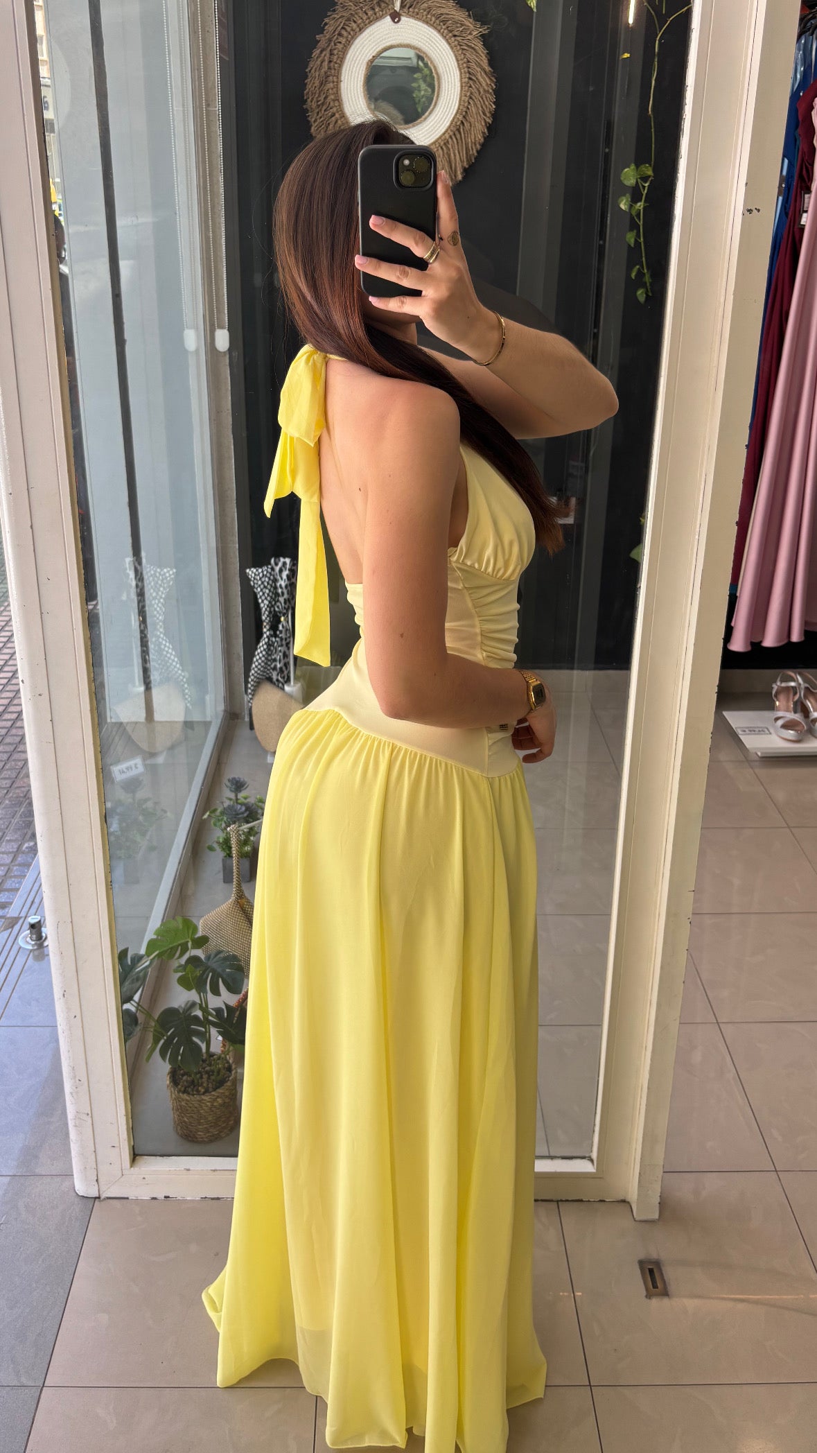 Vestido Halter Vuelo