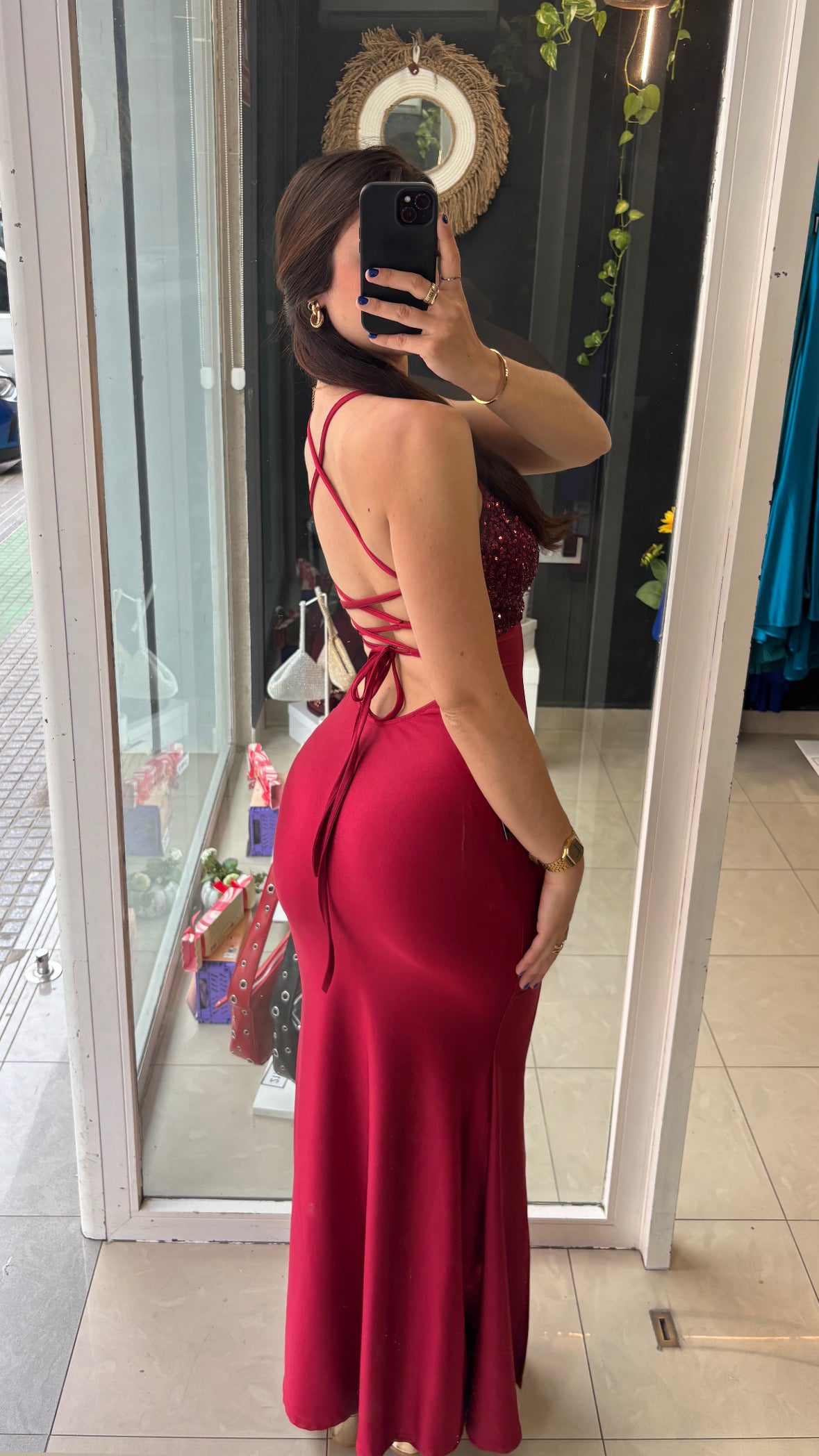 Vestido Entrelazada Brillos