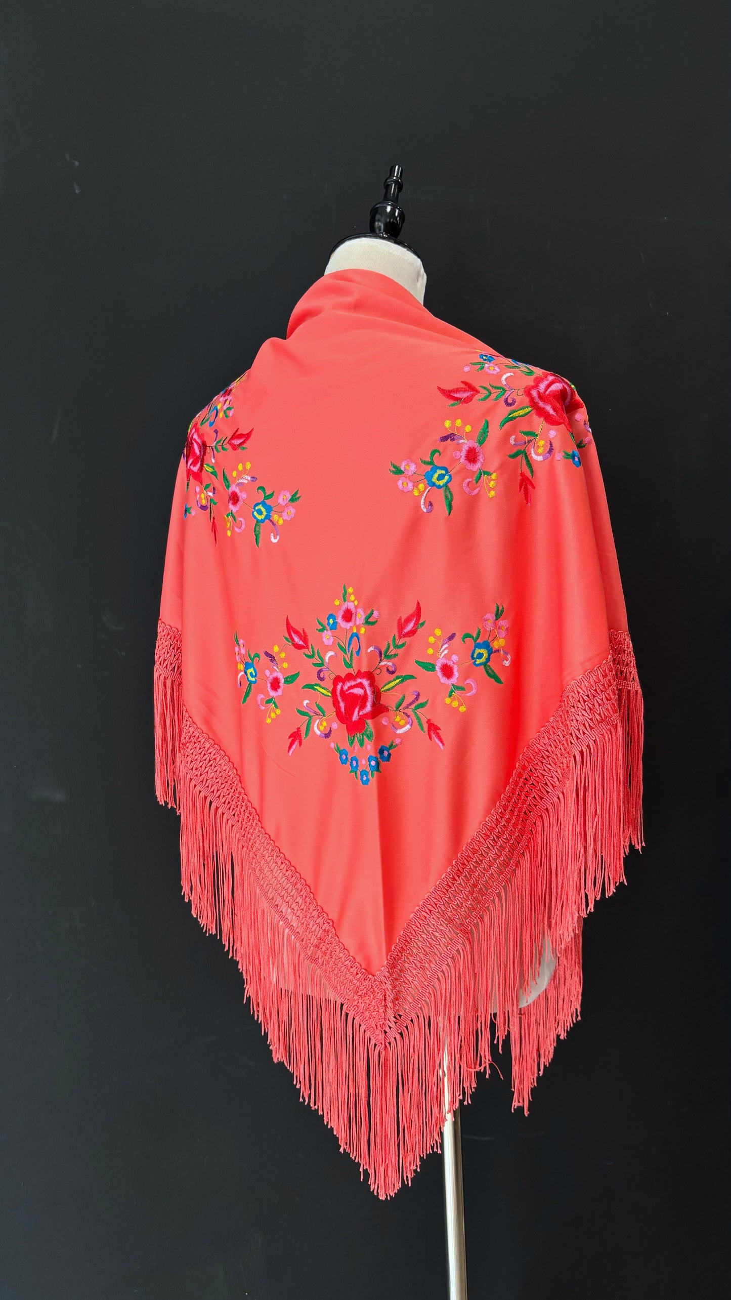 Mantón Bordado Flores