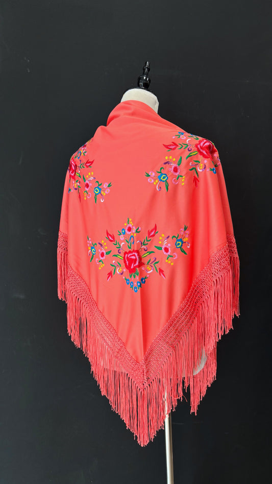 Mantón Bordado Flores