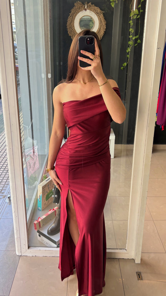 Vestido Honor Licra Drapeado