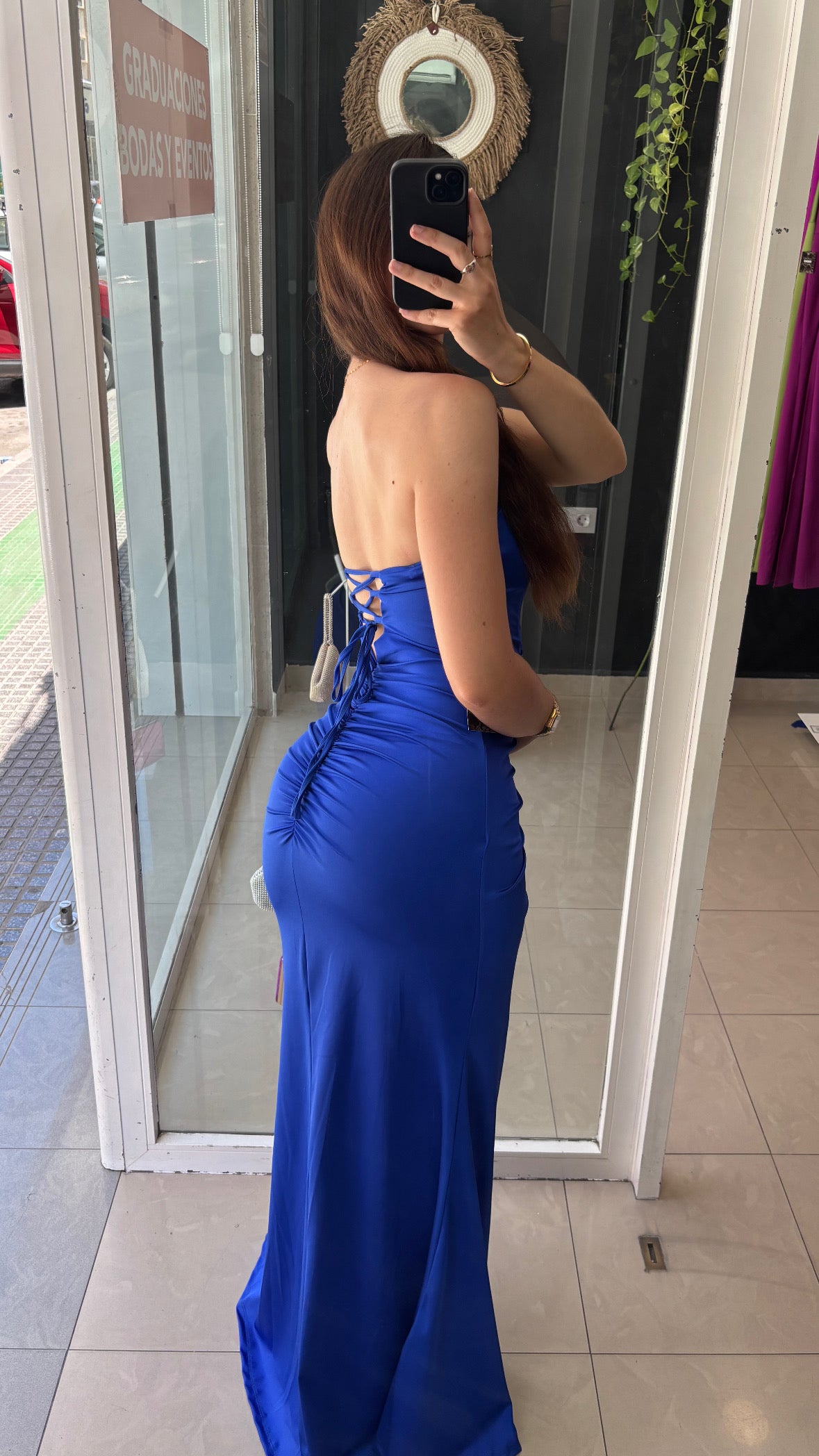 Vestido Honor Espalda Cruzada