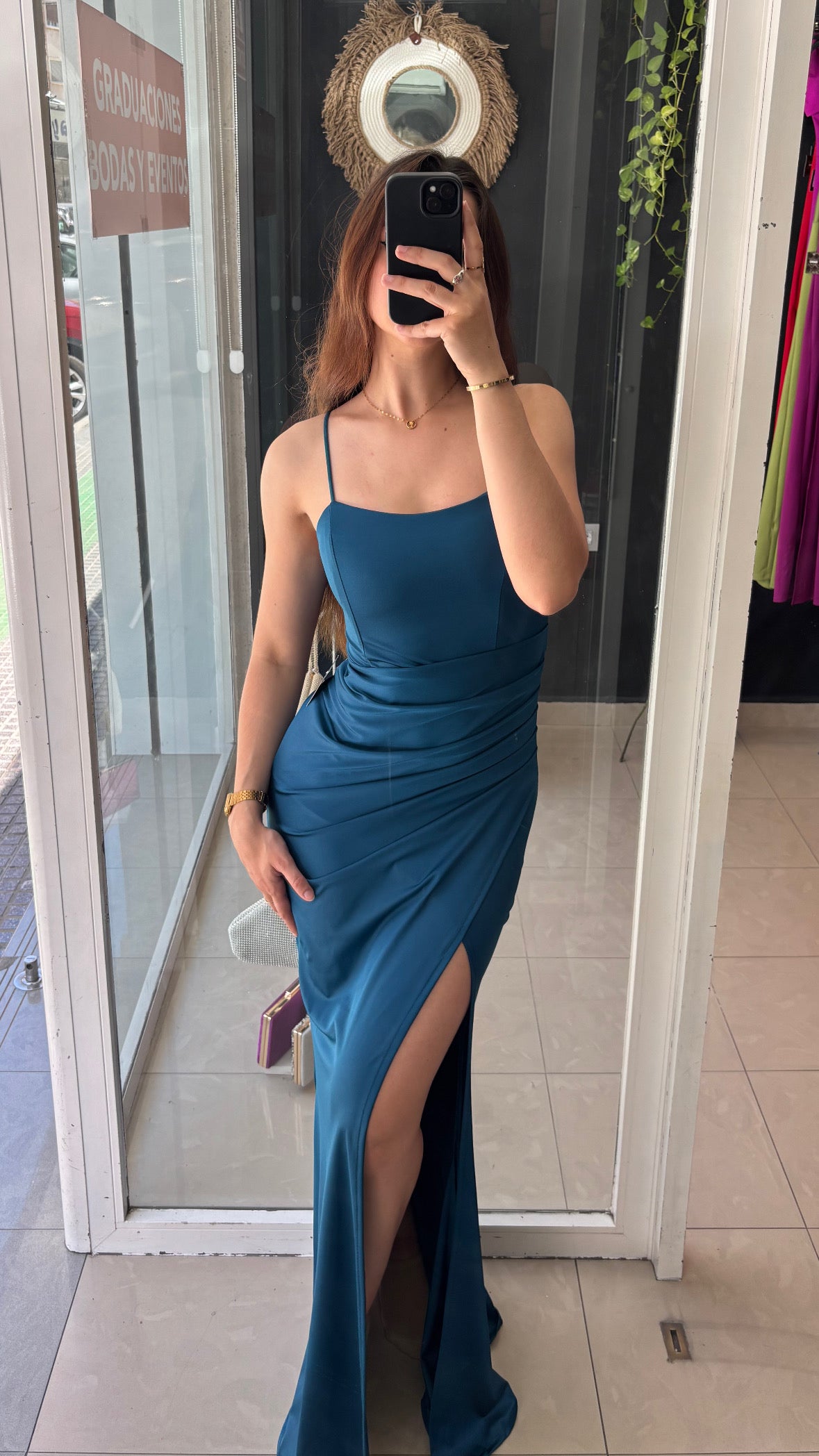 Vestido Honor Espalda Cruzada