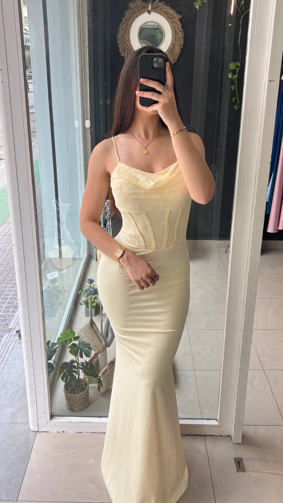 Vestido Corset Encaje