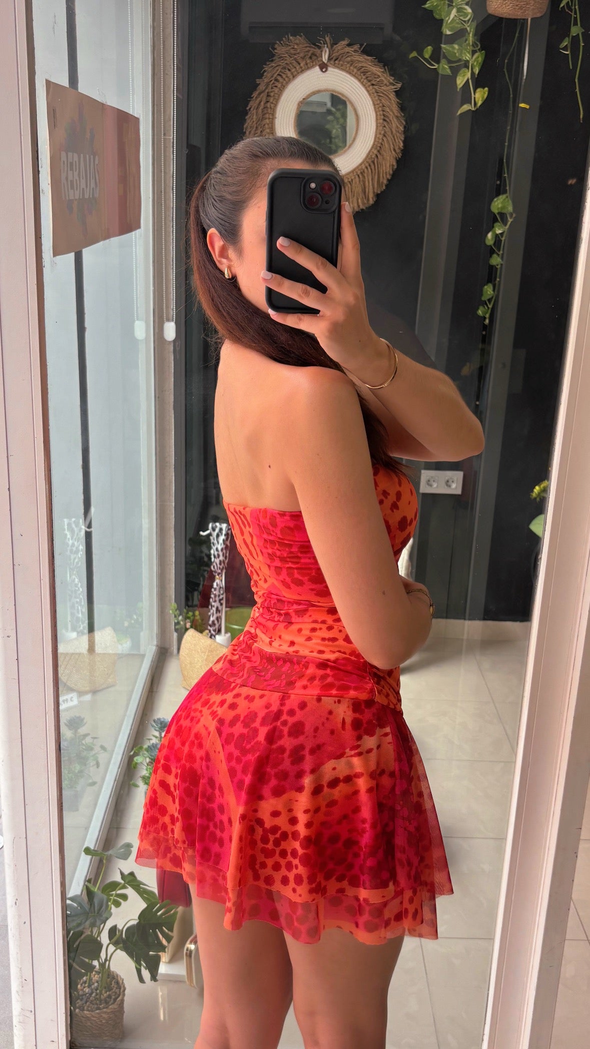 Vestido Gasa Estampado