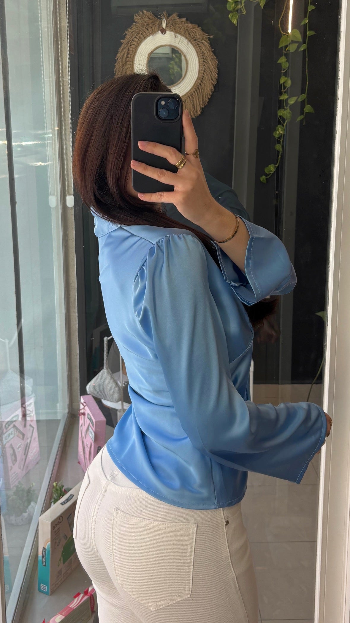 Blusa Satinada