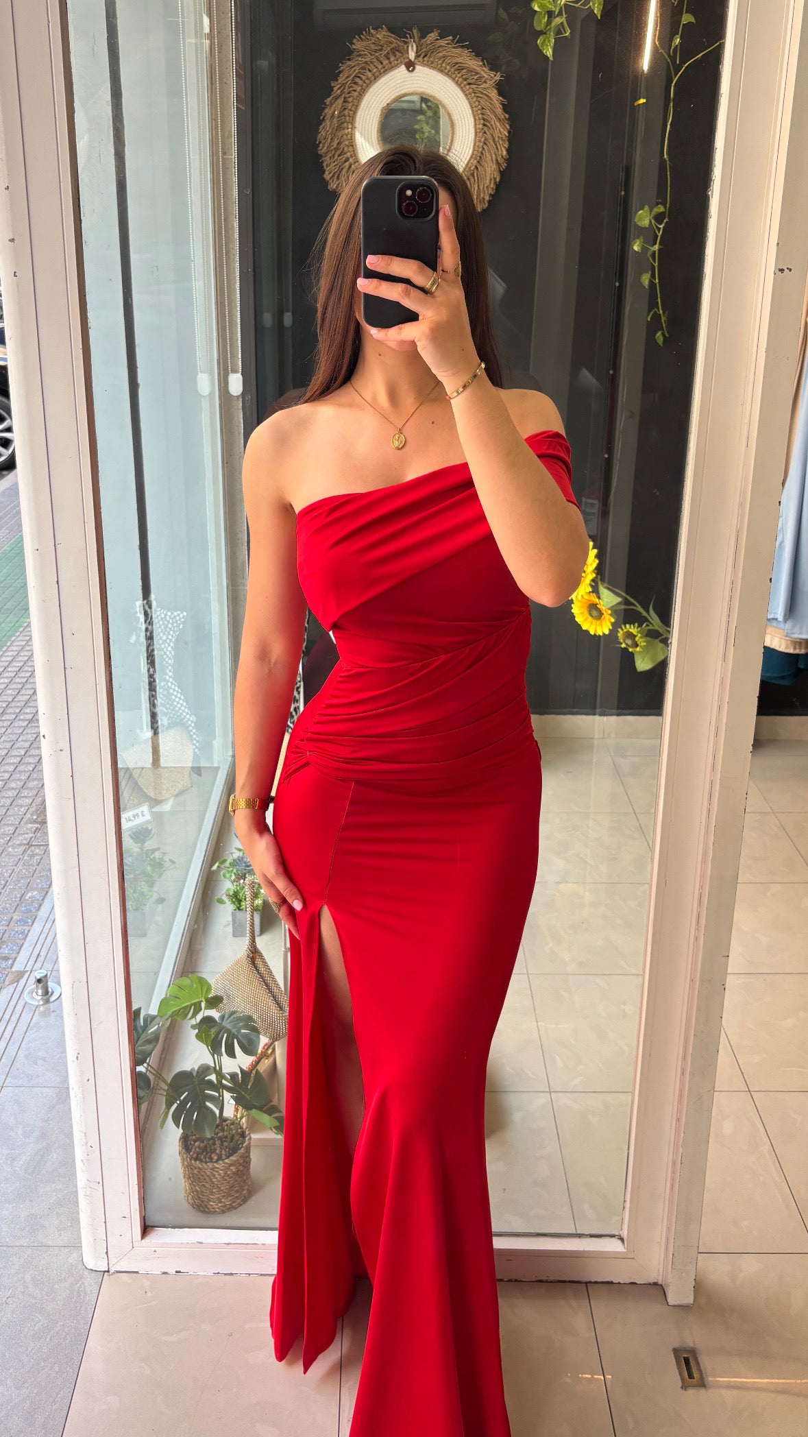 Vestido Honor Licra Drapeado