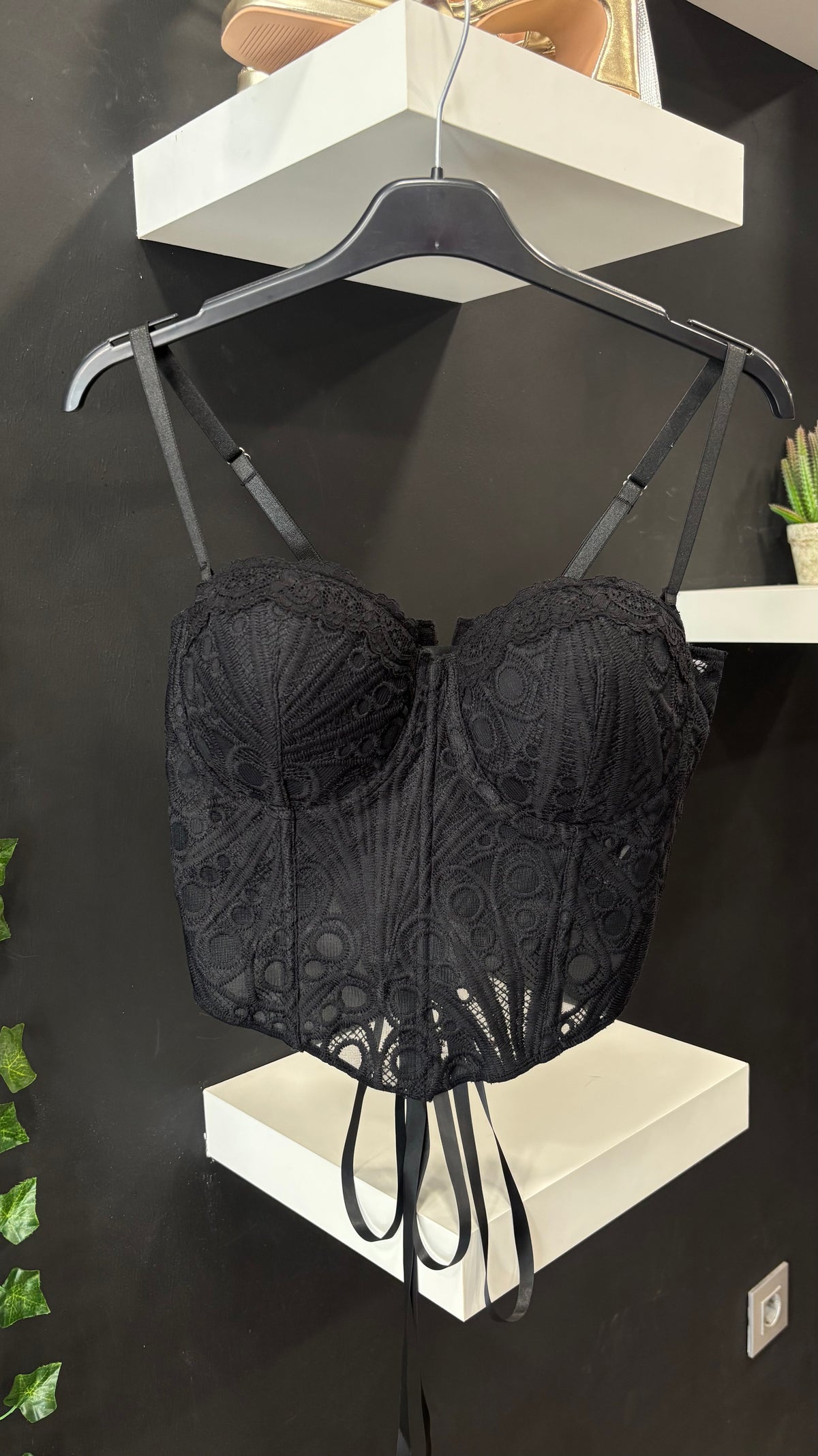 Corset Calado Negro