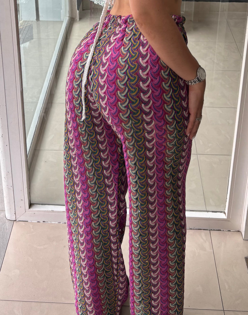 Pantalón Crochet Estampado