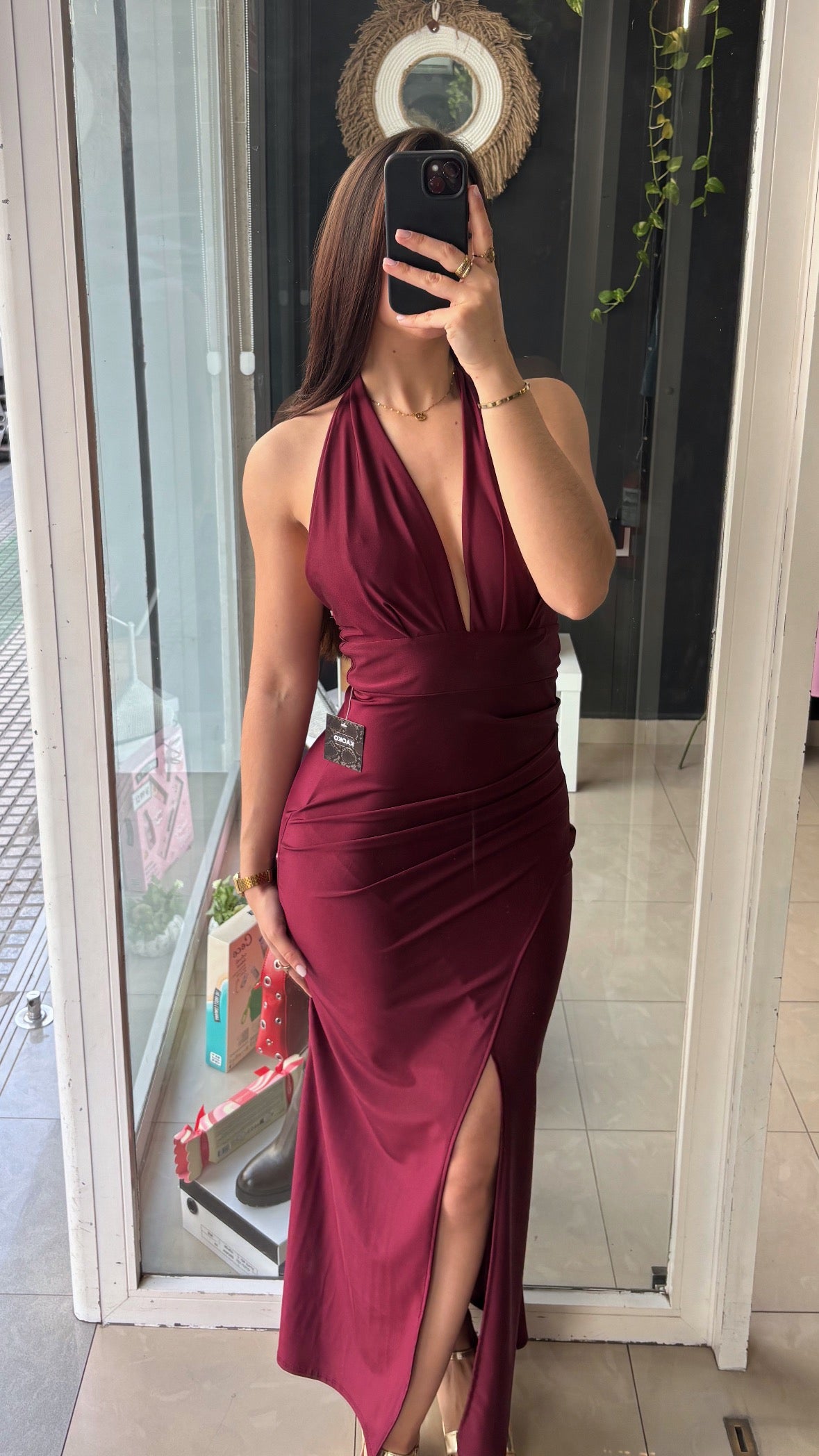 Vestido Halter Espalda