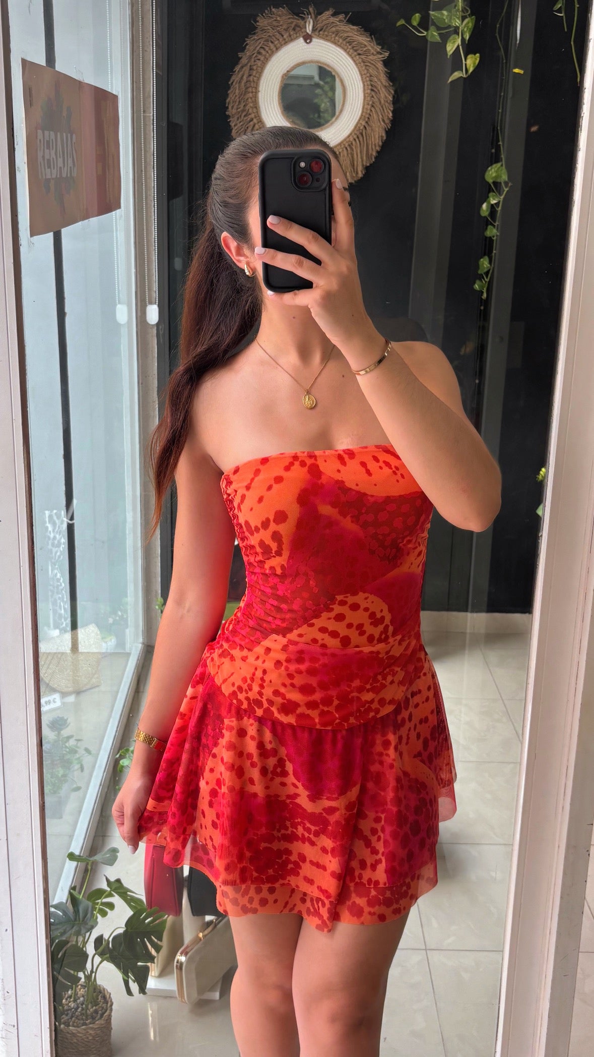 Vestido Gasa Estampado