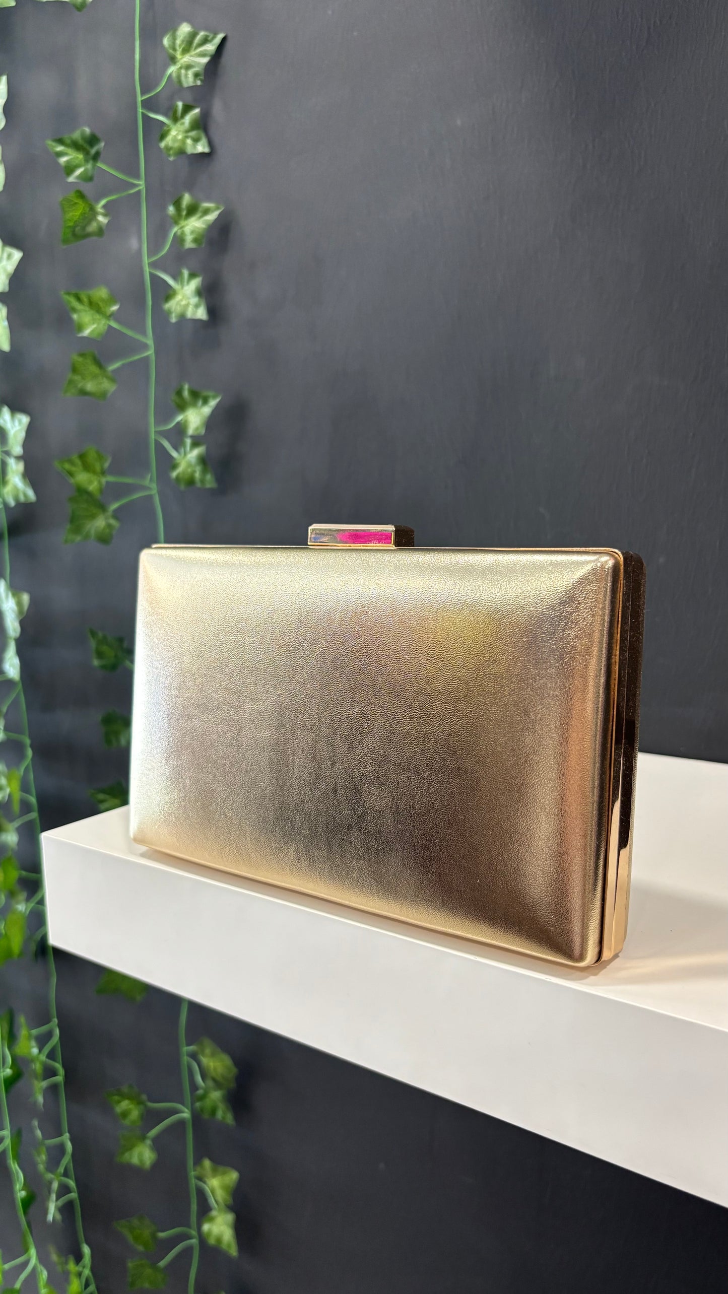 Bolso Dorado Metalizado