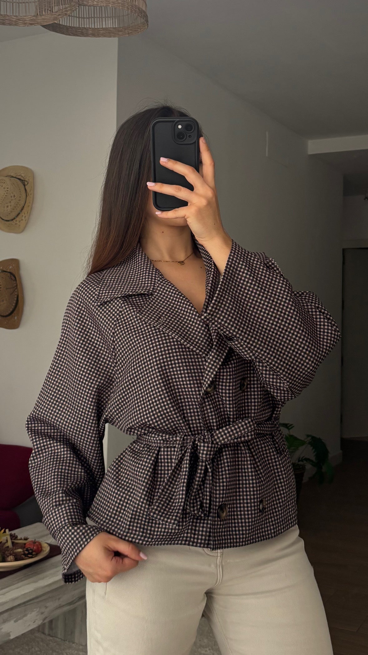 Chaqueta Vichy