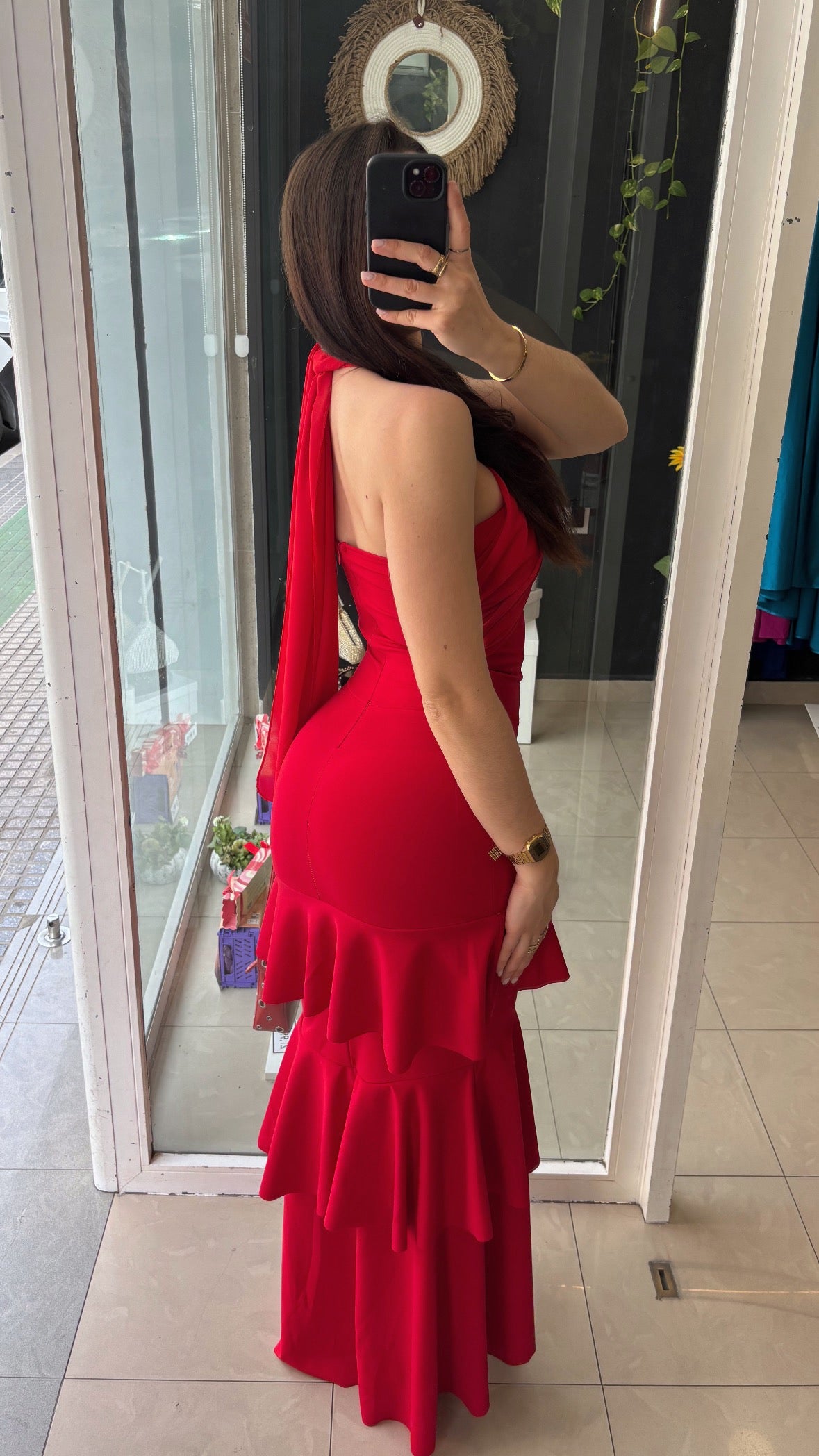 Vestido Volantes Gasa