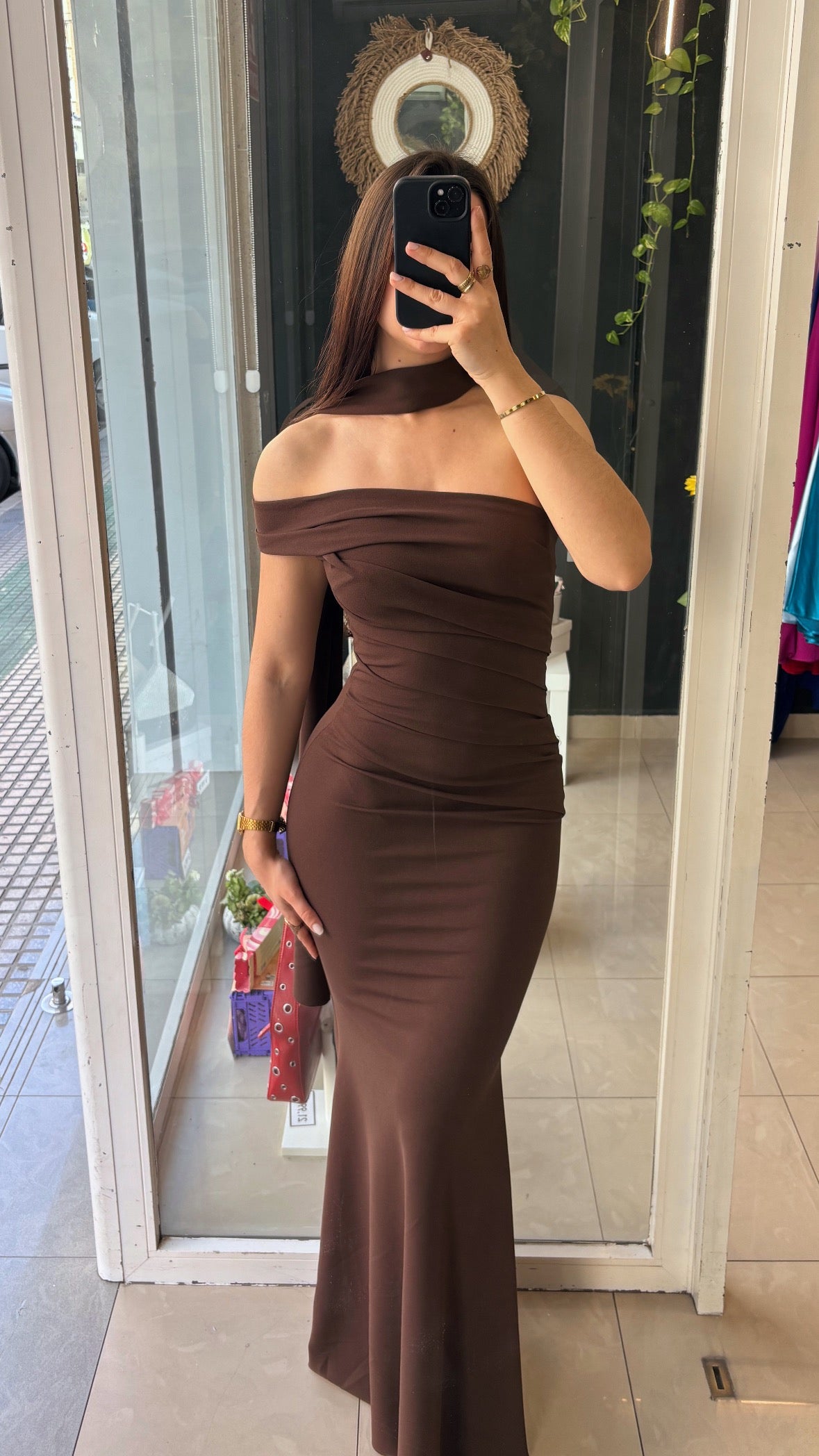 Vestido Honor Punto Drapeado