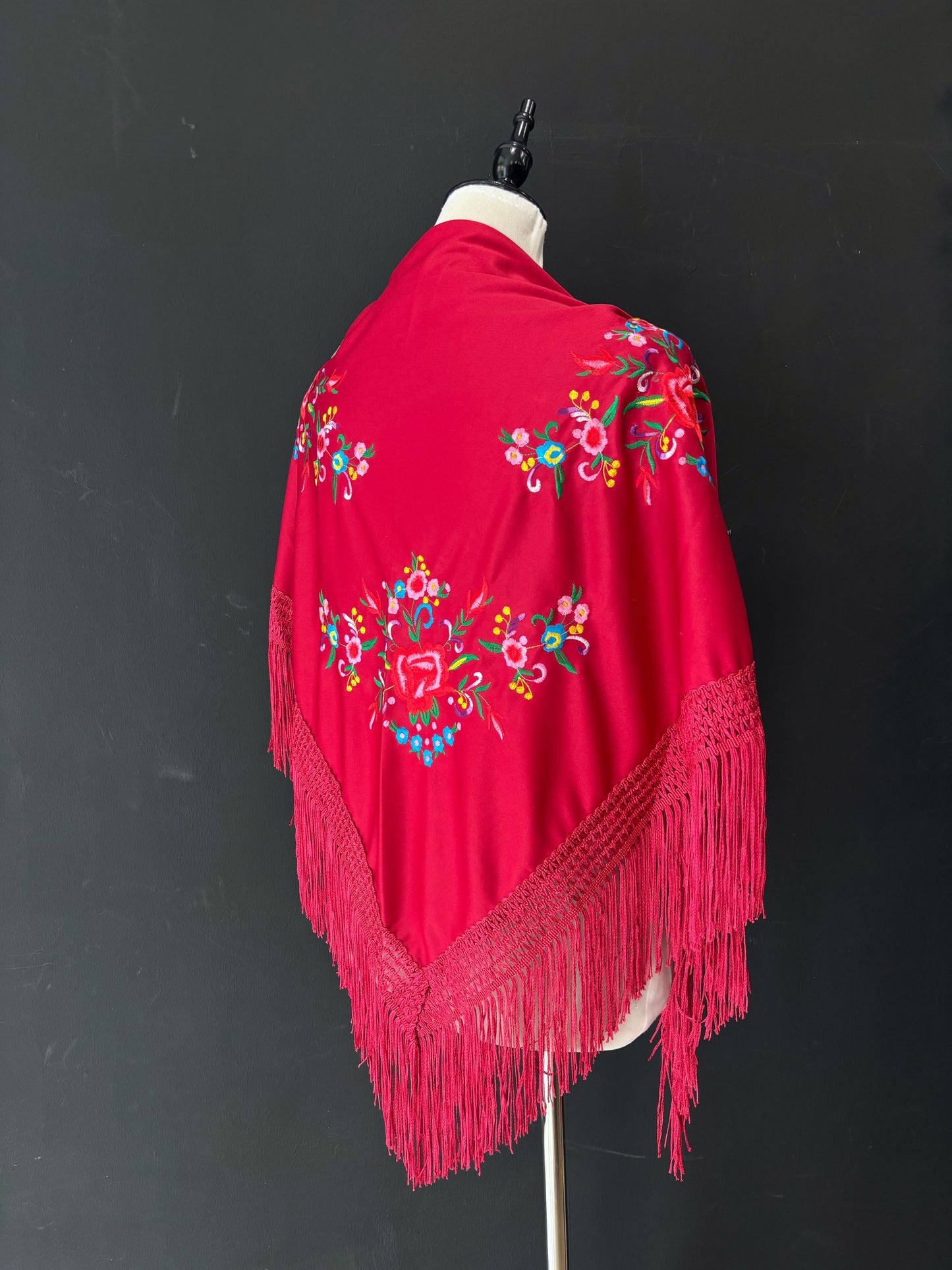 Mantón Bordado Flores