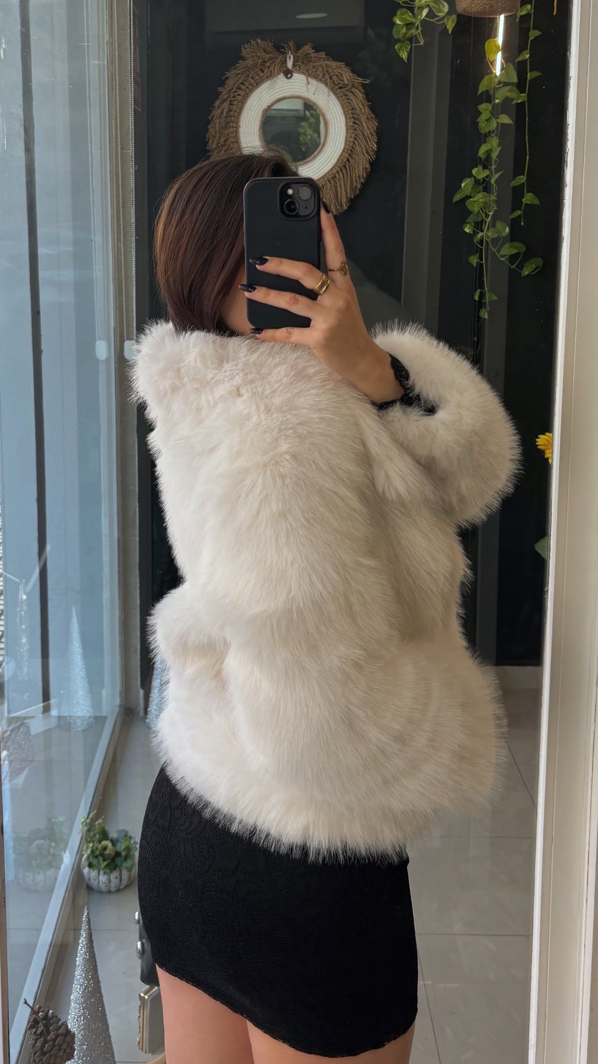 Abrigo Pelito Blanco