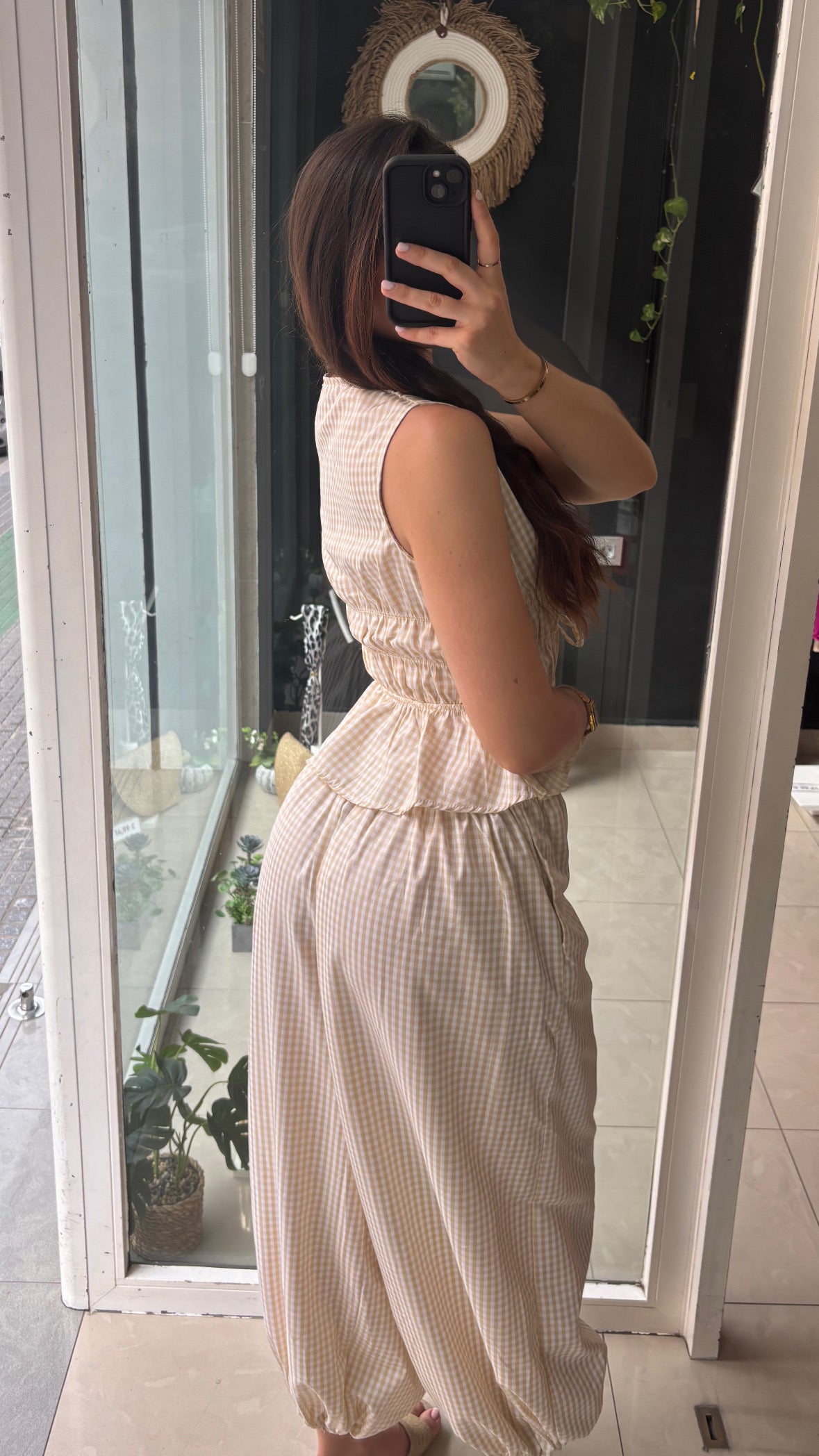 Conjunto Cuadritos Vichy