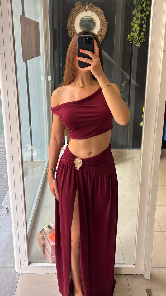 Conjunto Falda Hebilla