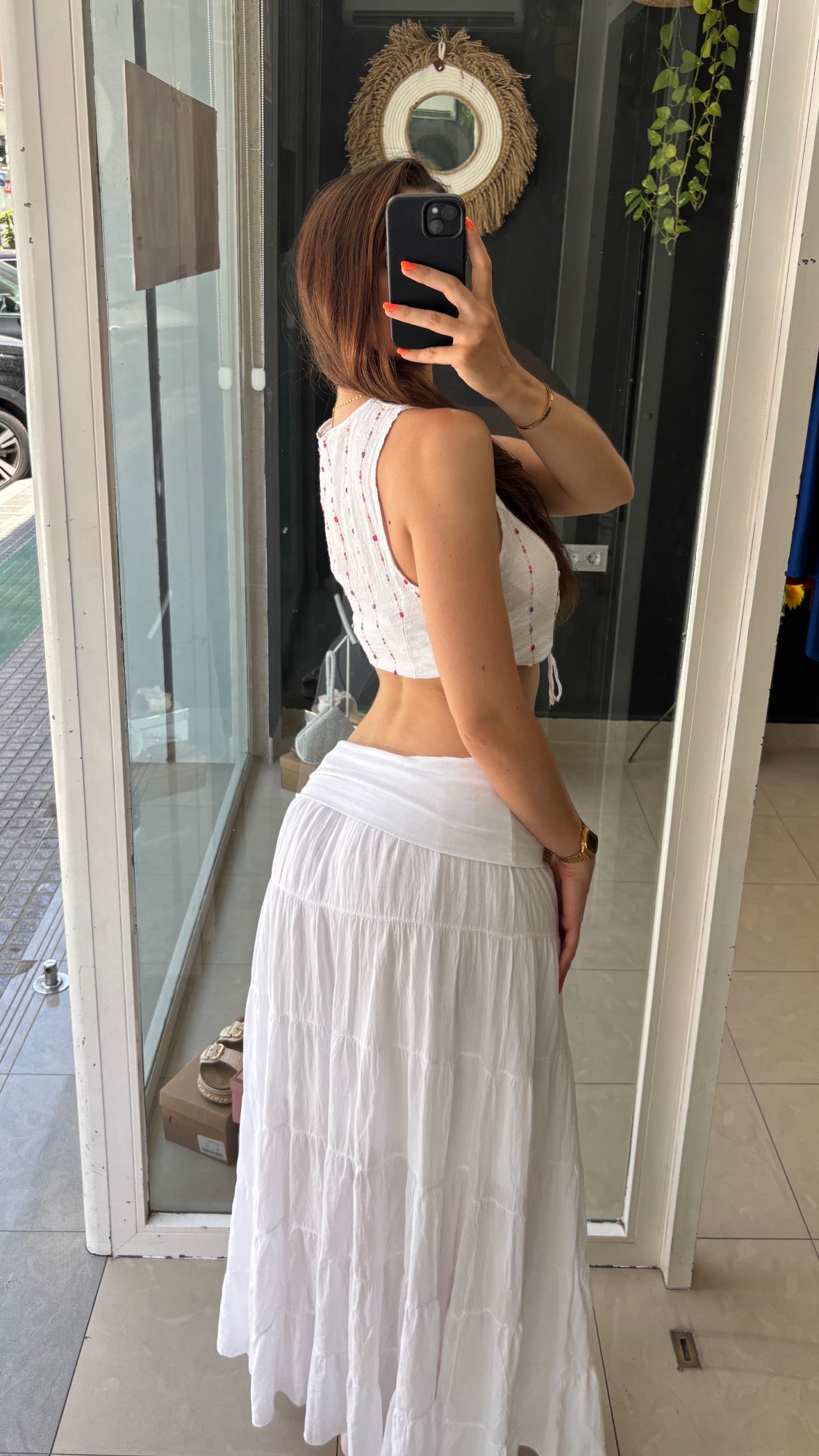 Falda Vuelo Blanca