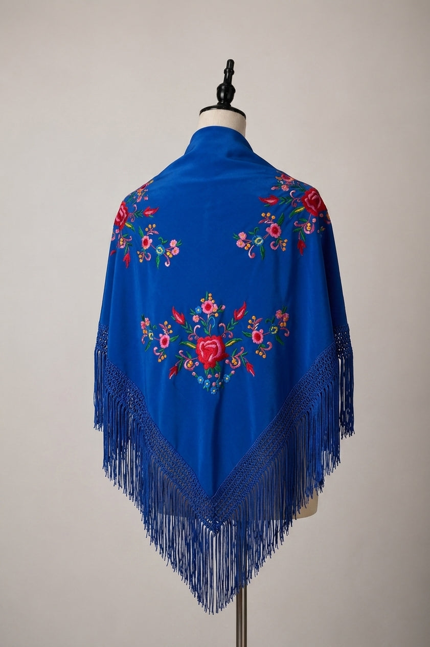 Mantón Bordado Flores