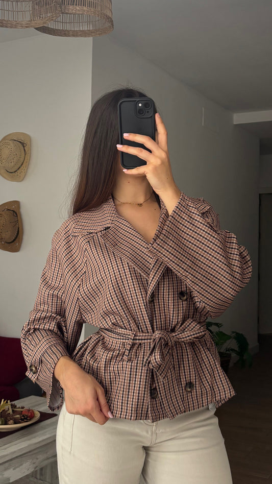 Chaqueta Vichy