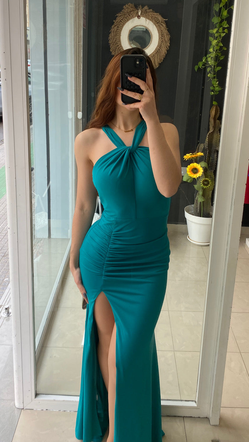 Vestido Nudo Escote