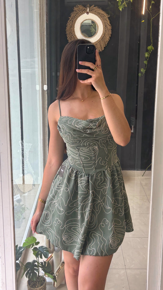 Vestido Bordado