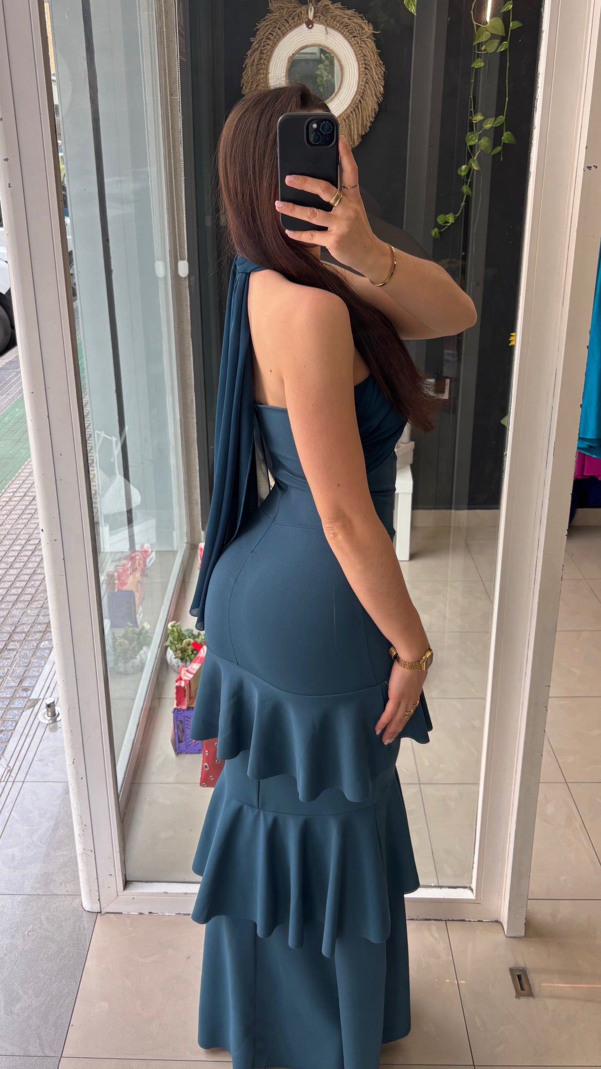 Vestido Volantes Gasa