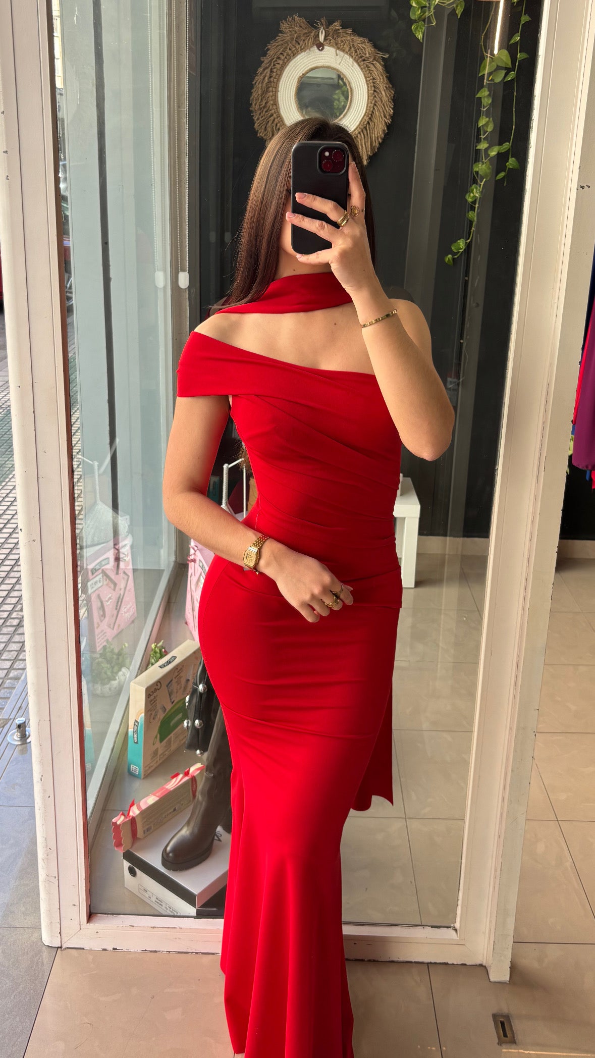 Vestido Honor Punto Drapeado