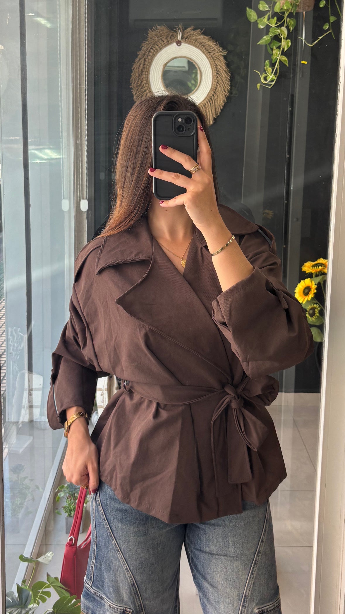 Gabardina Corta