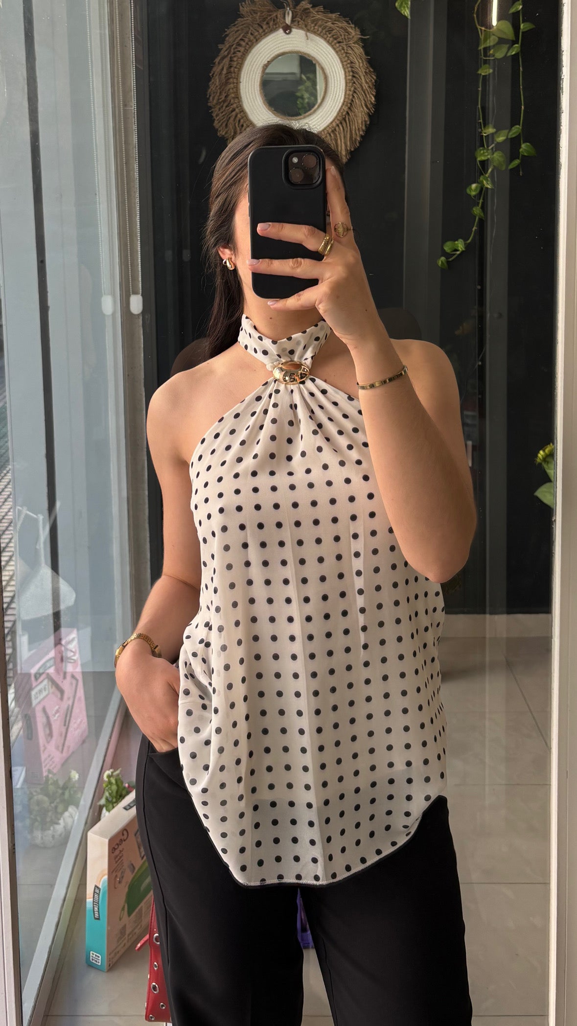 Blusa Lunares