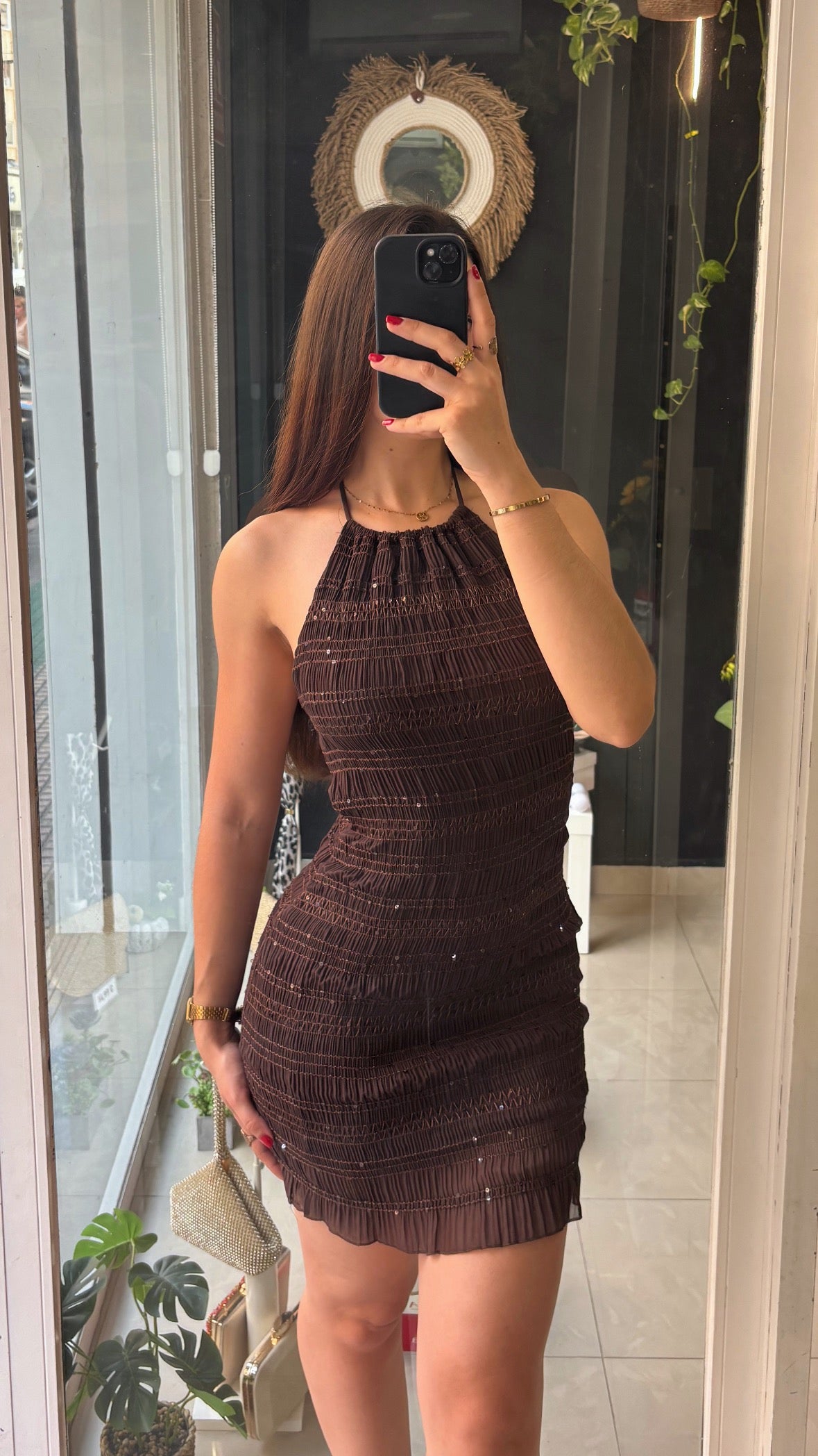 Vestido Corto Lentejuelas