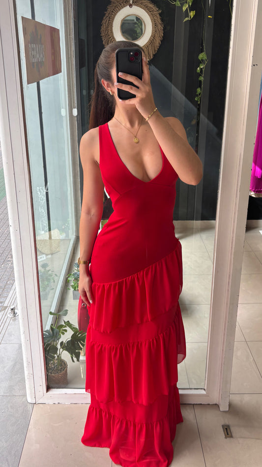 Vestido Volantes
