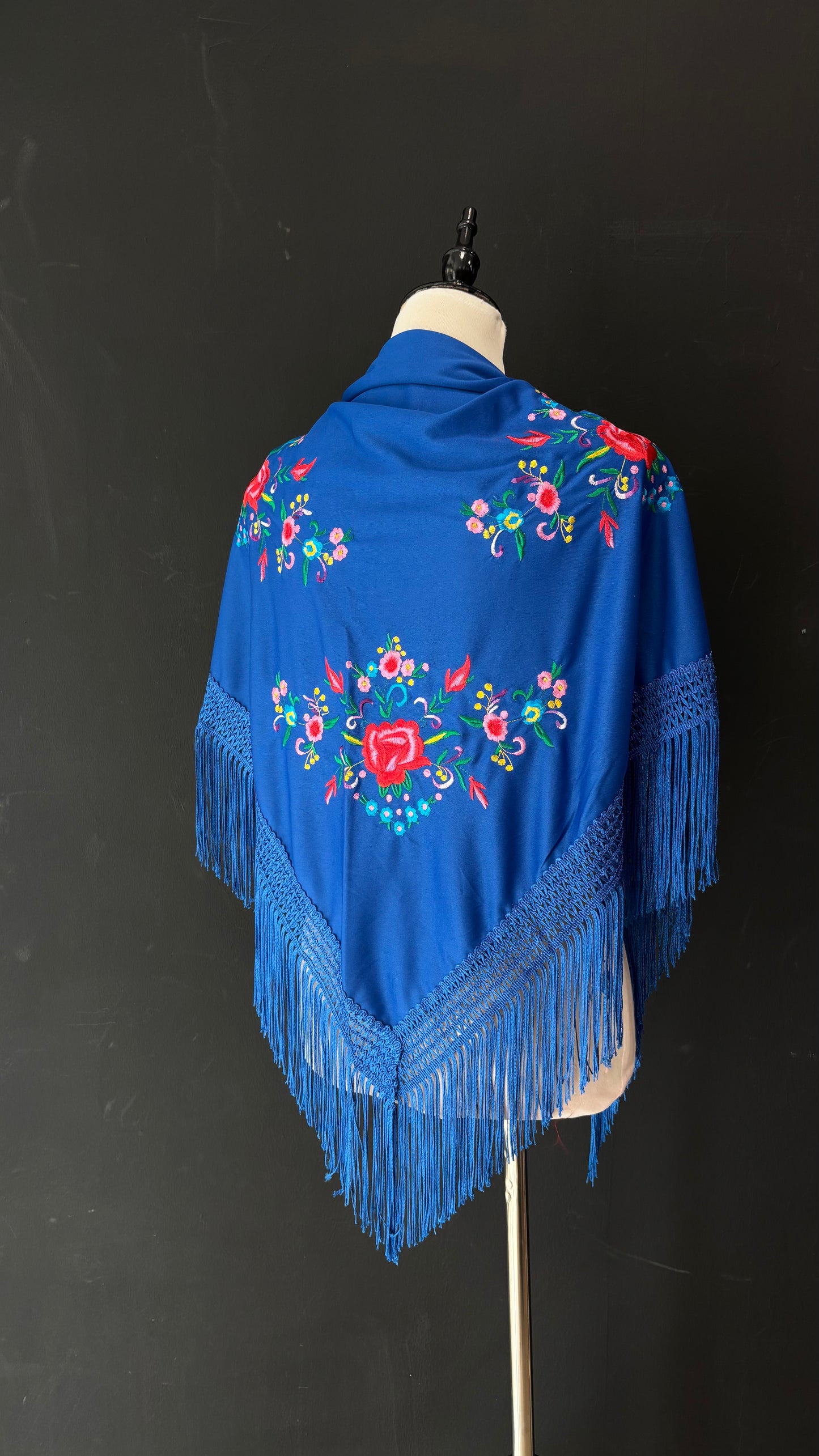 Mantón Bordado Flores
