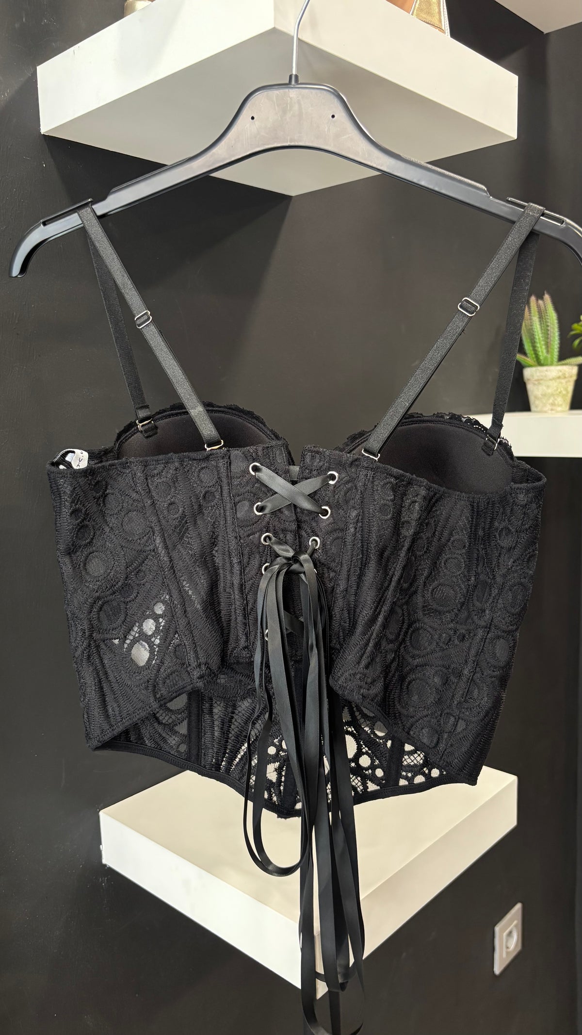 Corset Calado Negro