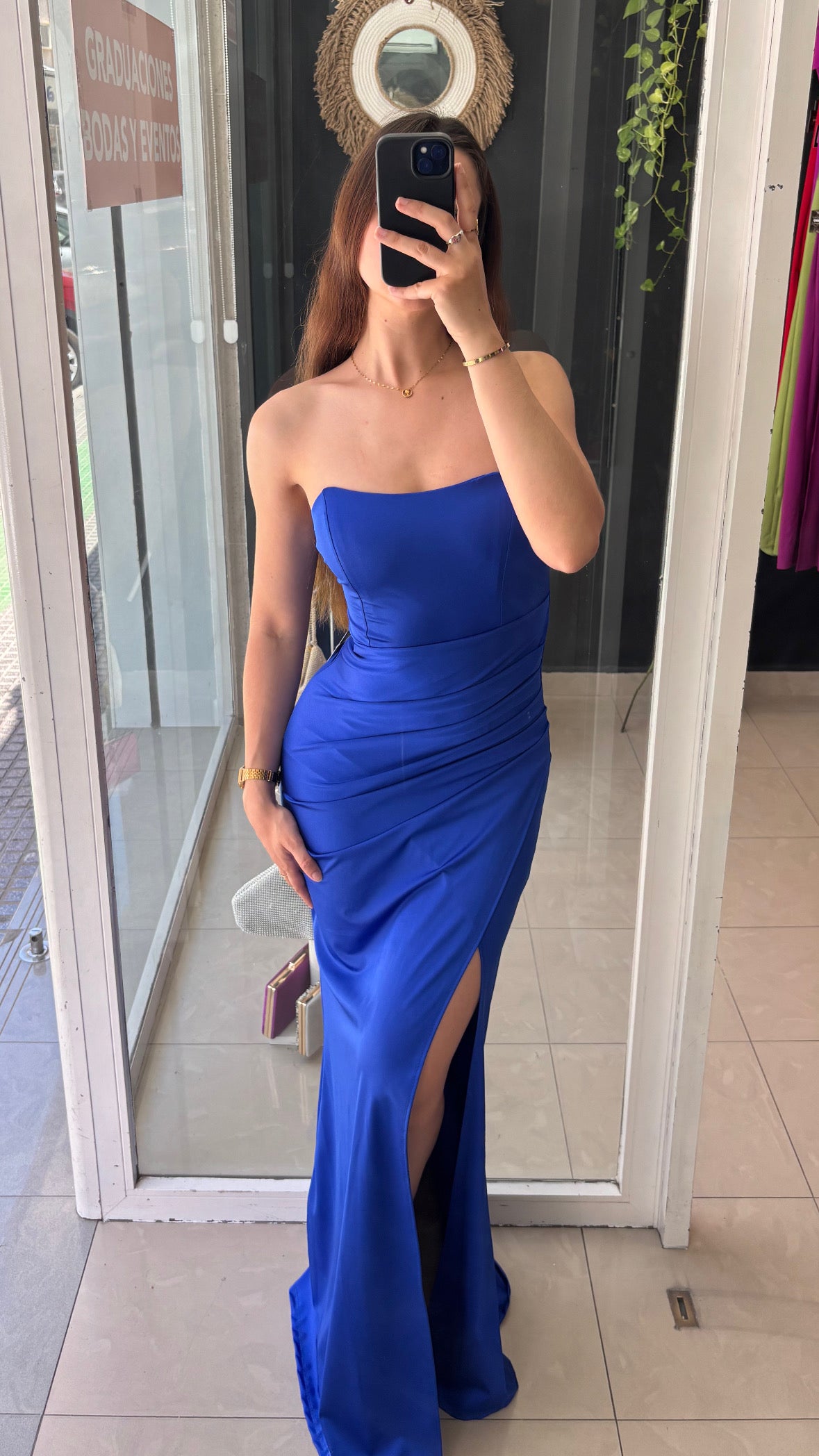 Vestido Honor Espalda Cruzada